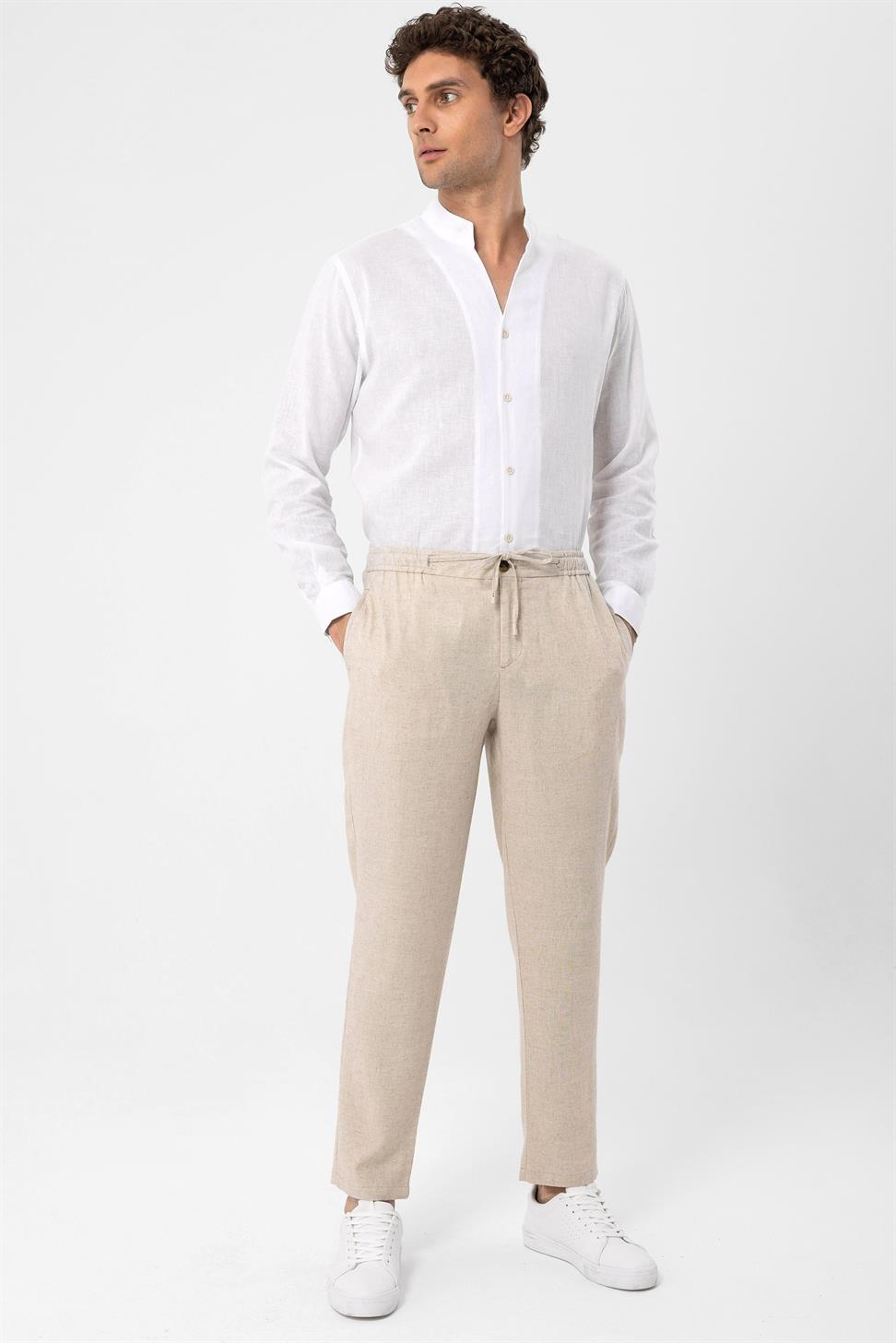 مرونة الخصر السراويل الرجالية