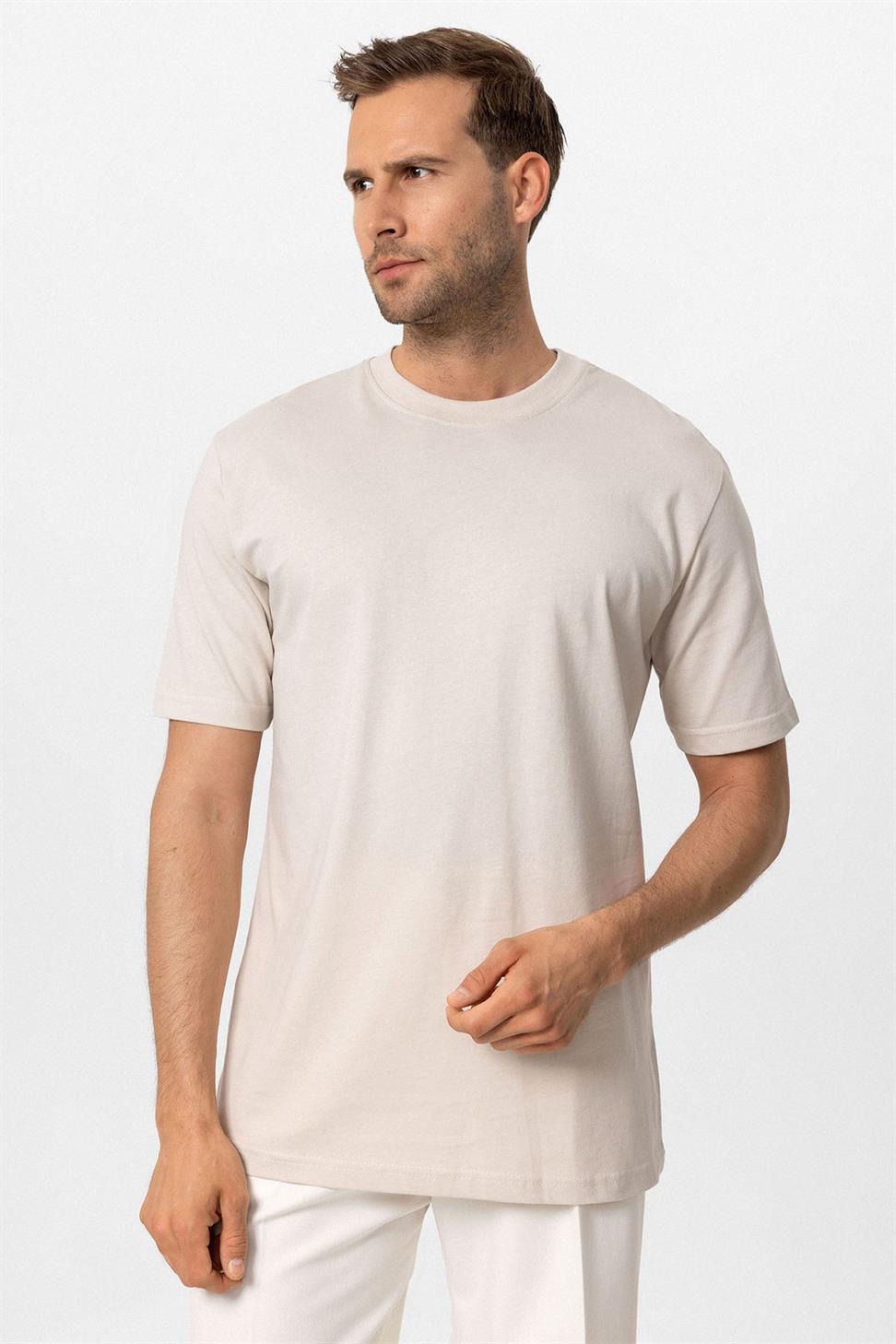 طاقم الرقبة الأساسية تي شيرت