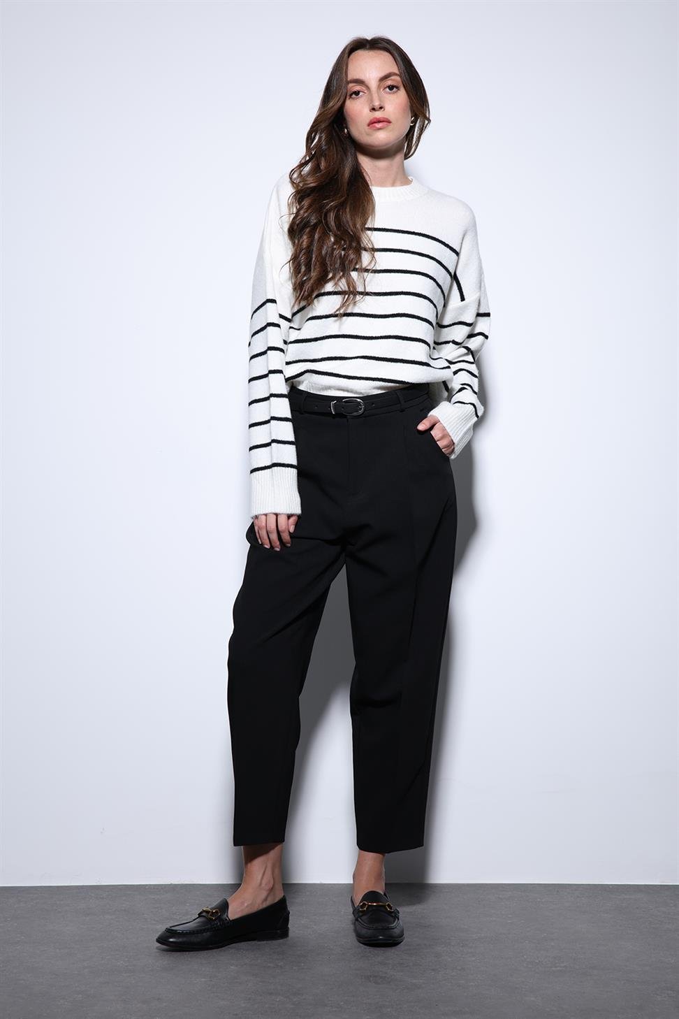 Antioch Taş Çizgili Triko Kazak