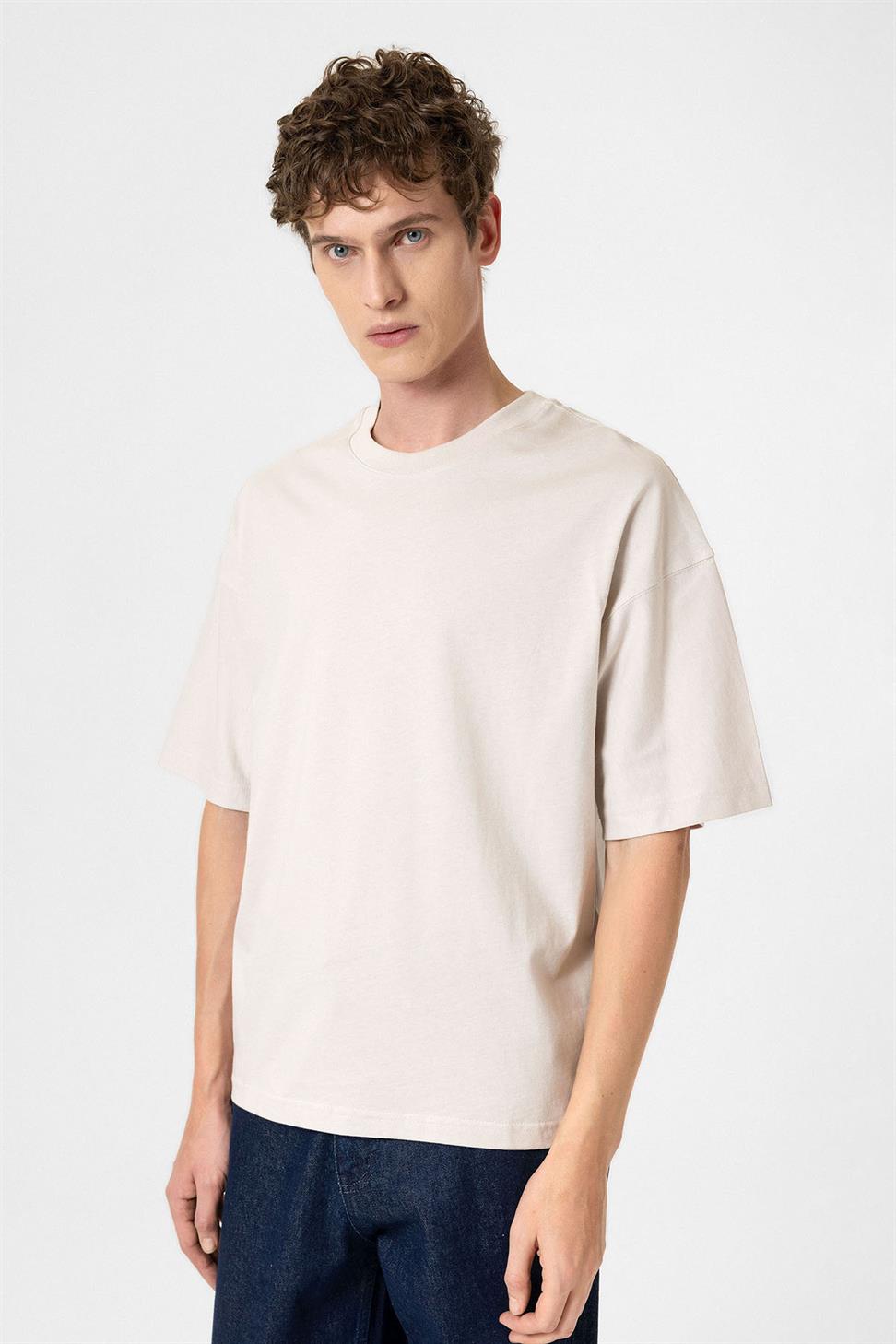 Antioch Taş Crop Fit Erkek T-Shirt