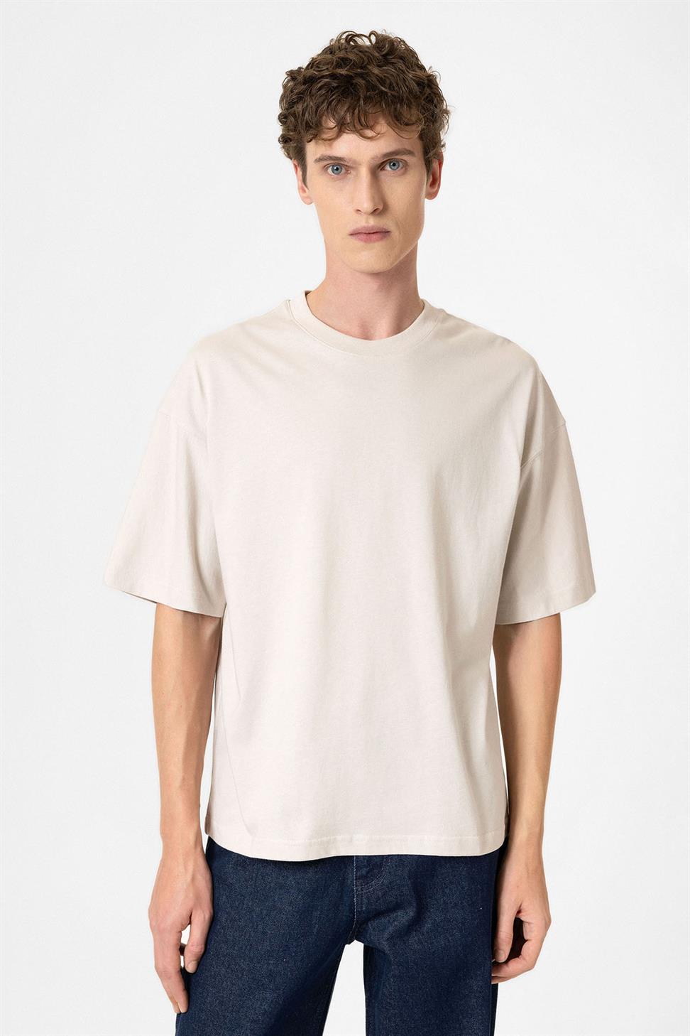 Antioch Taş Crop Fit Erkek T-Shirt