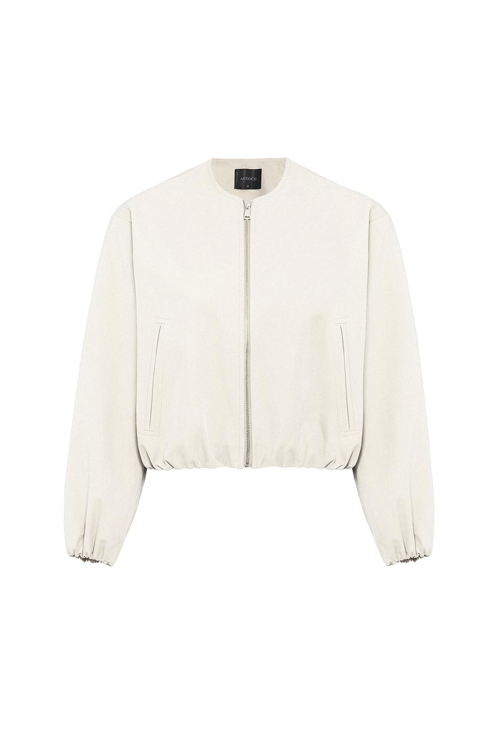 Antioch Taş Crop Kadın Bomber Mont