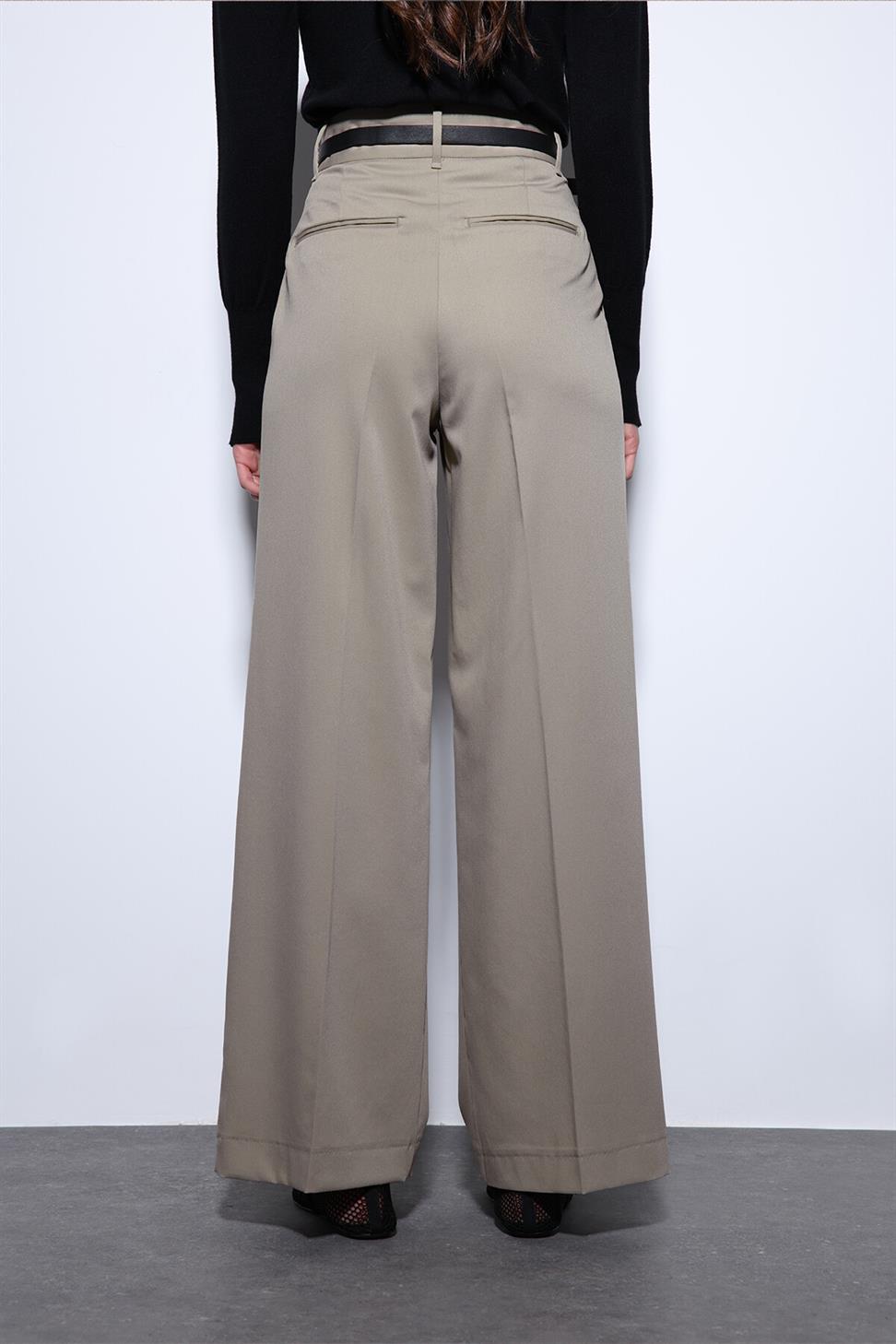 Antioch Taş Geniş Paça Kadın Pantolon