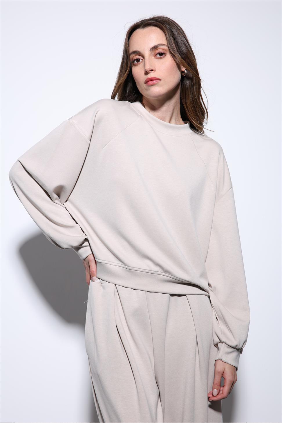 Antioch Taş Geniş Paça Relaxed Kadın Takım