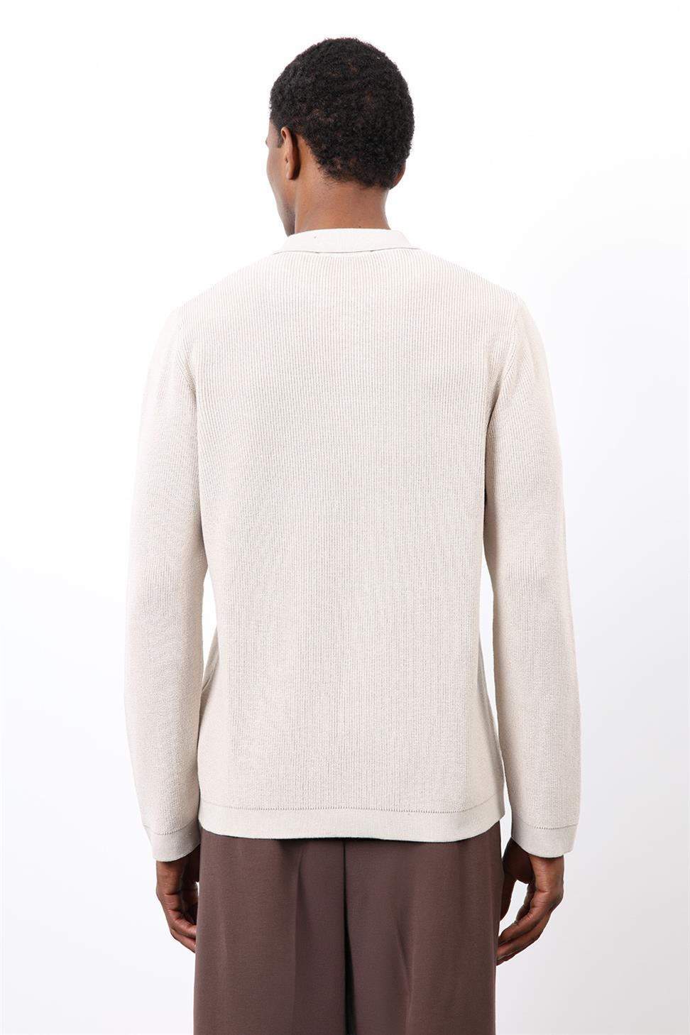 Antioch Taş İnce Örgü Triko Erkek Hırka