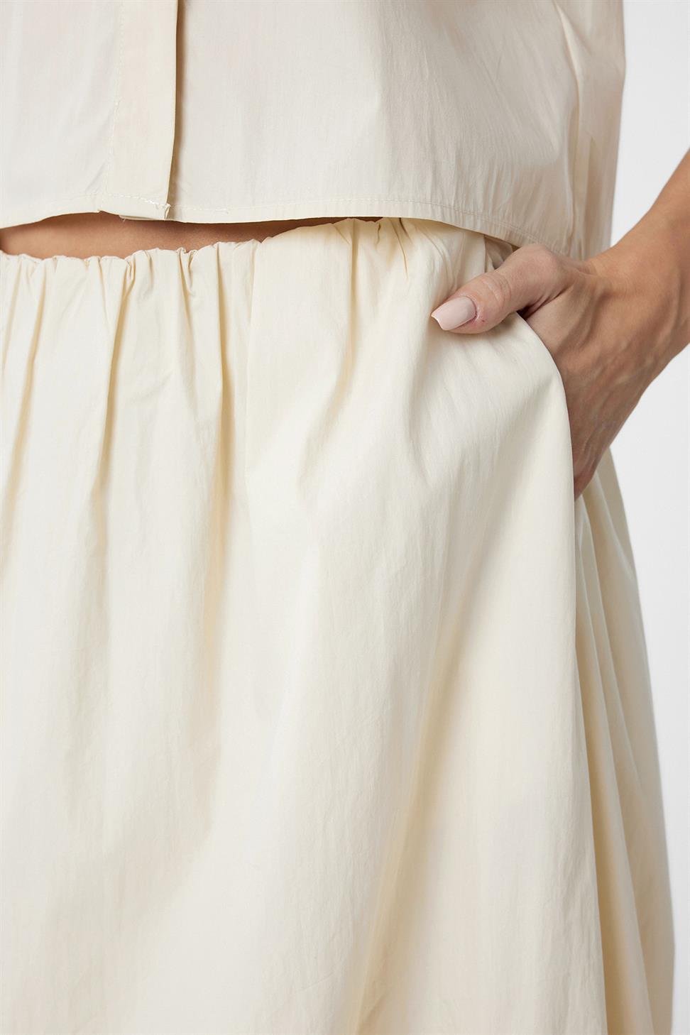 Antioch Taş Kadın Balon Midi Etek