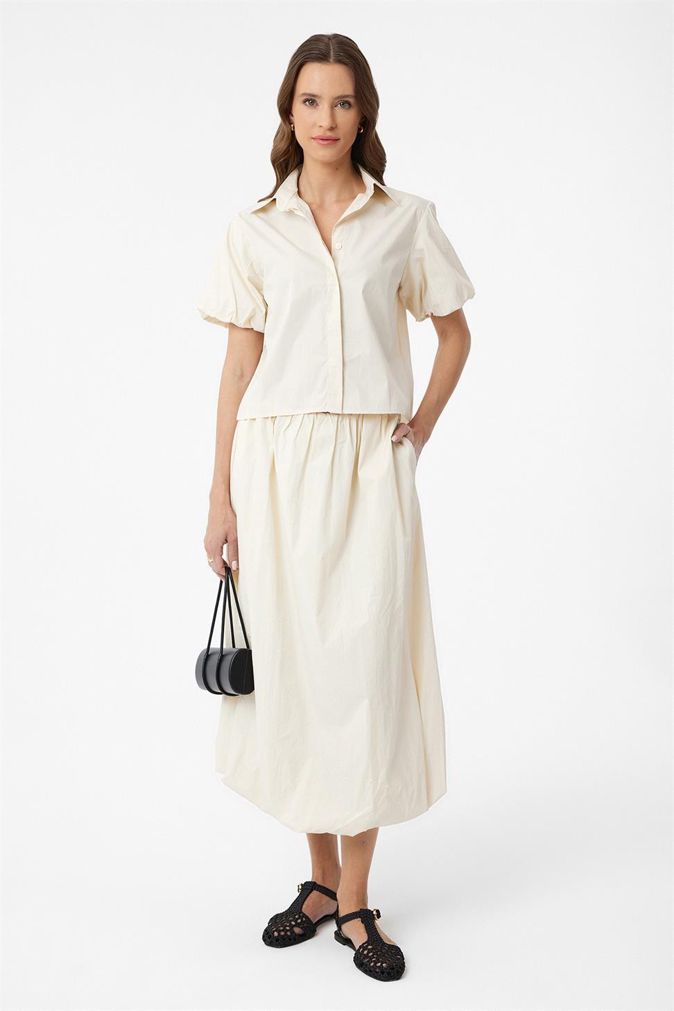 Antioch Taş Kadın Balon Midi Etek