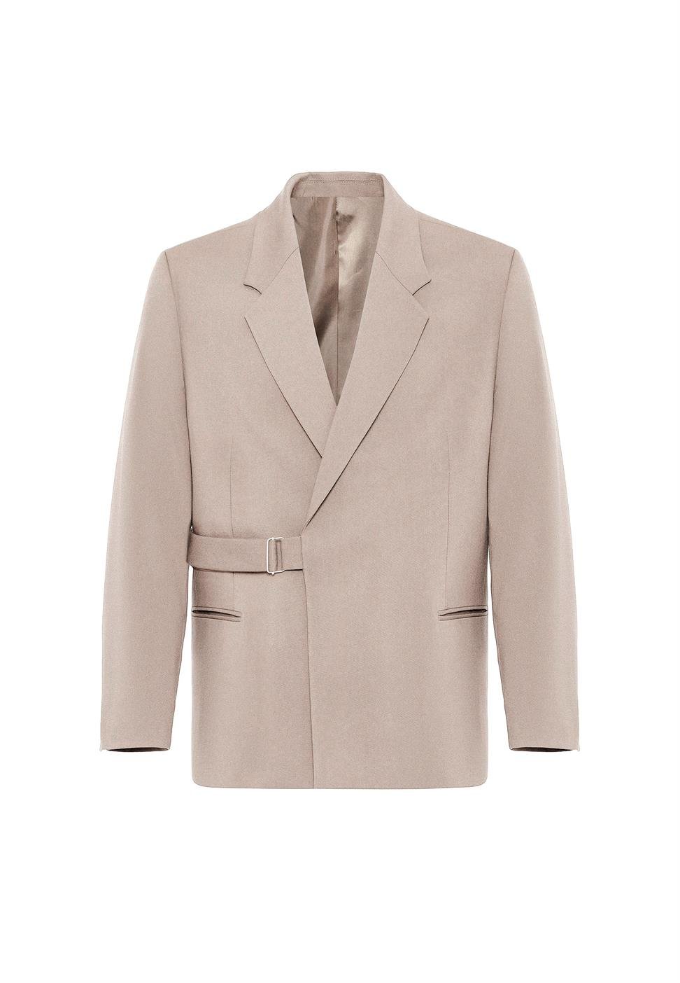 Antioch Taş Kuşaklı Relax Fit Erkek Blazer Ceket