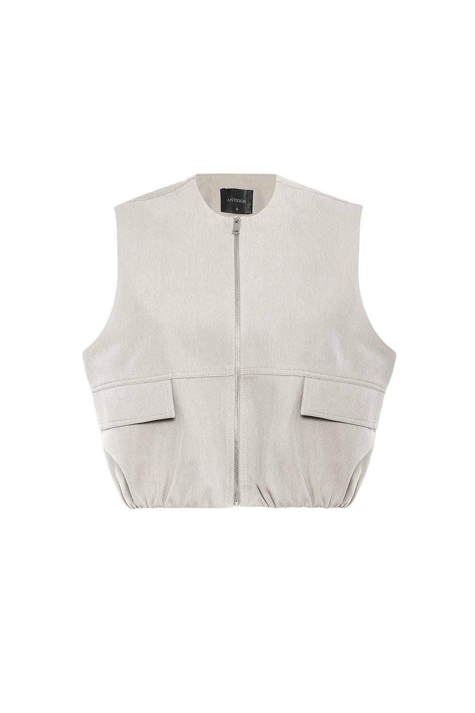 Antioch Taş Oversize Kadın Yelek