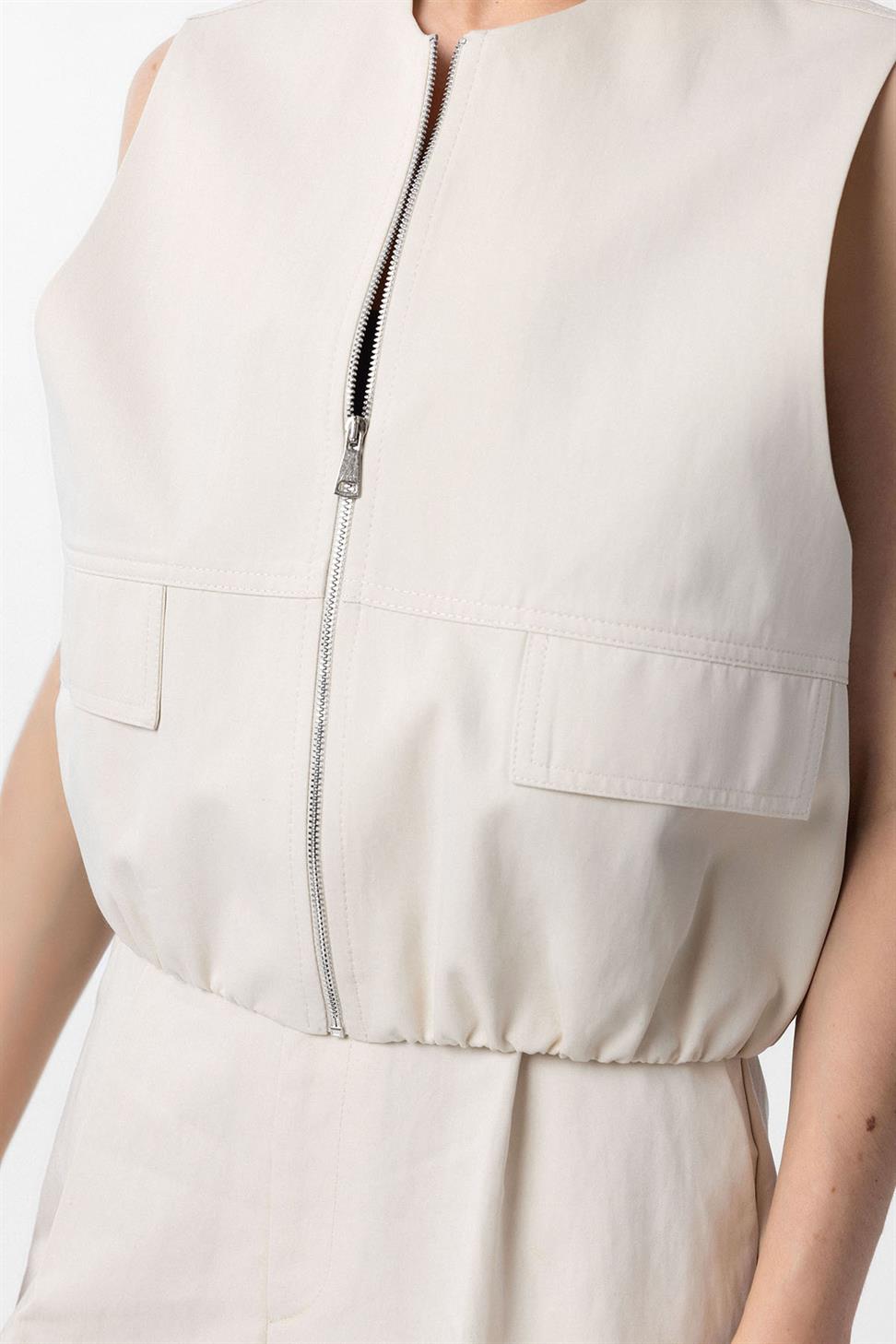 Antioch Taş Oversize Kadın Yelek