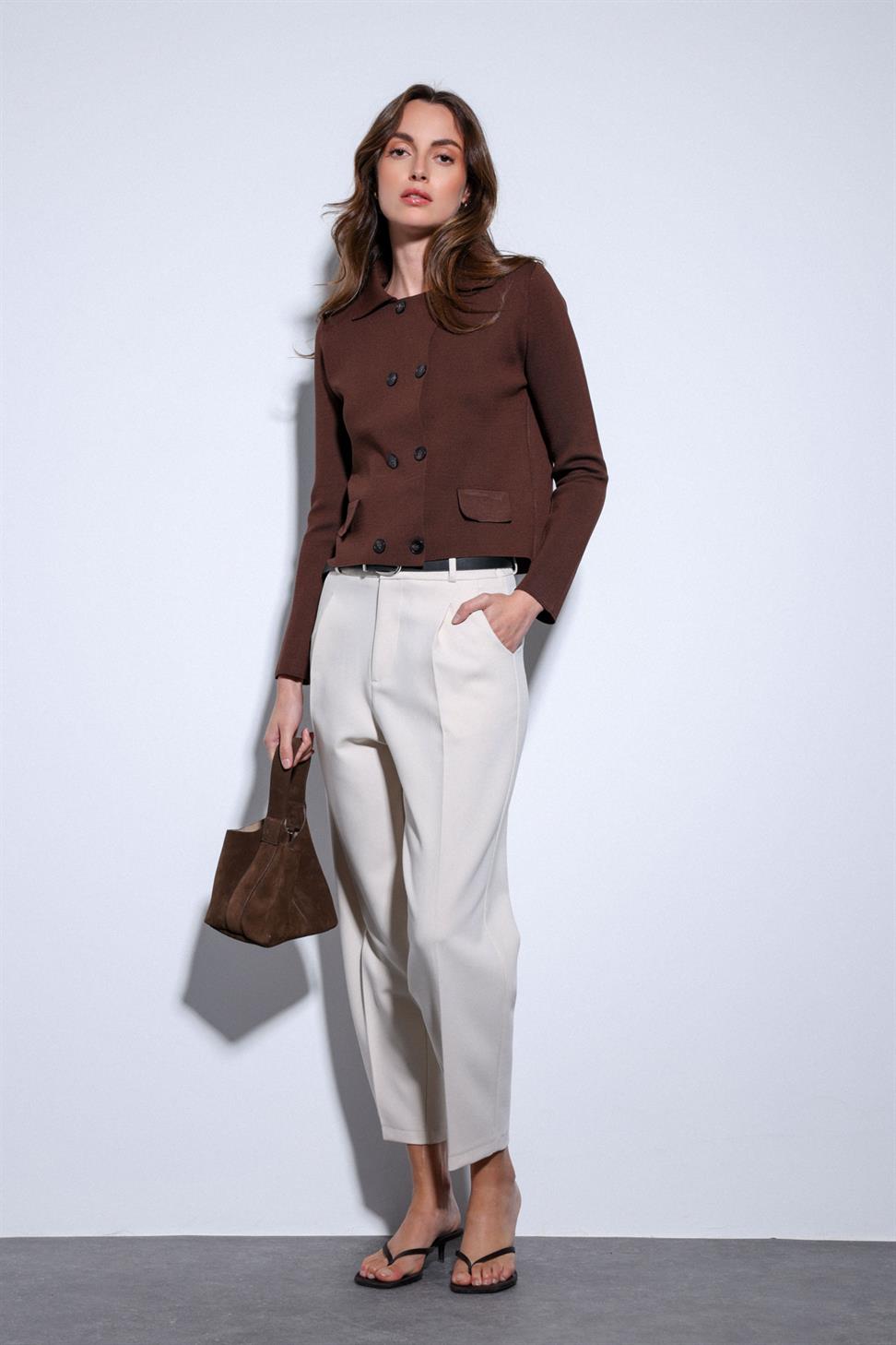 Antioch Taş Pensli Kadın Pantolon