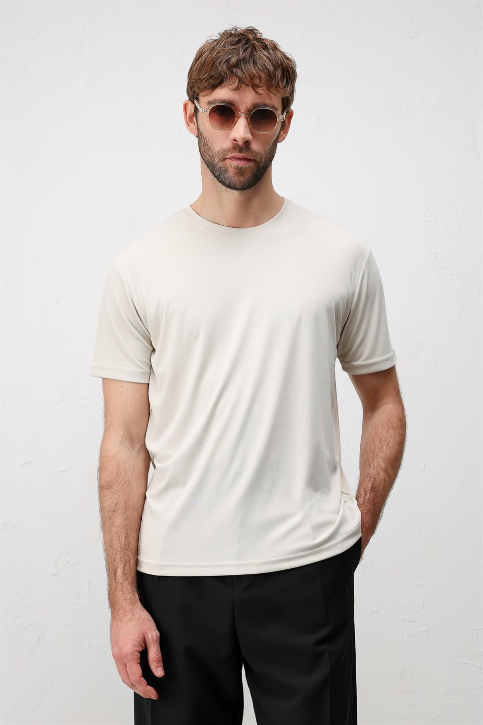 Antioch Taş Premium Dokulu Erkek T-Shirt
