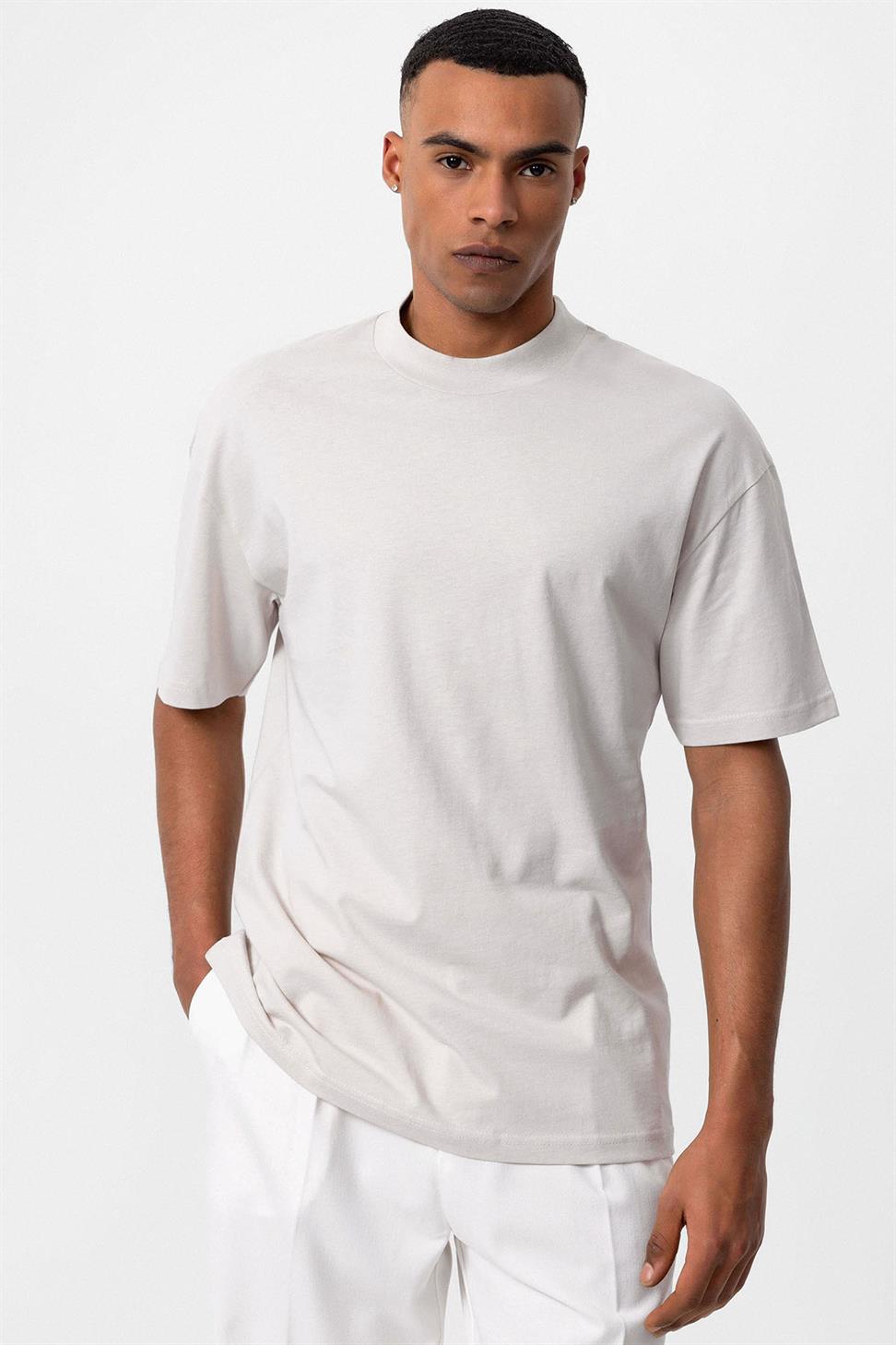 تي شيرت رجالي أساسي مريح