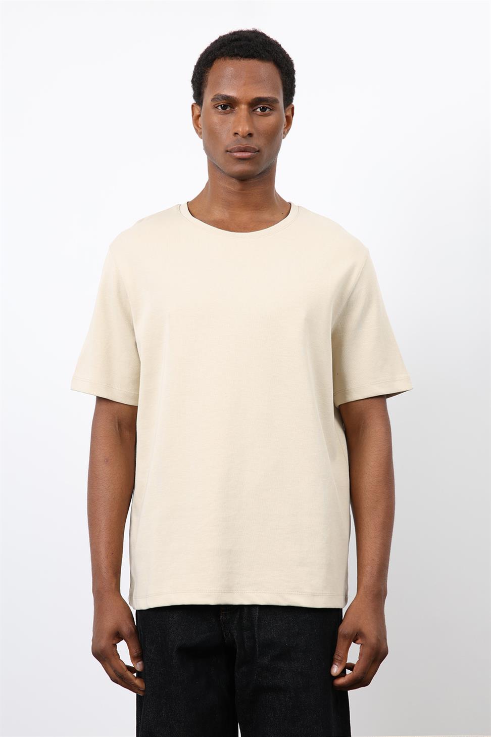Antioch Taş Regular Fit Basic Erkek T-Shirt