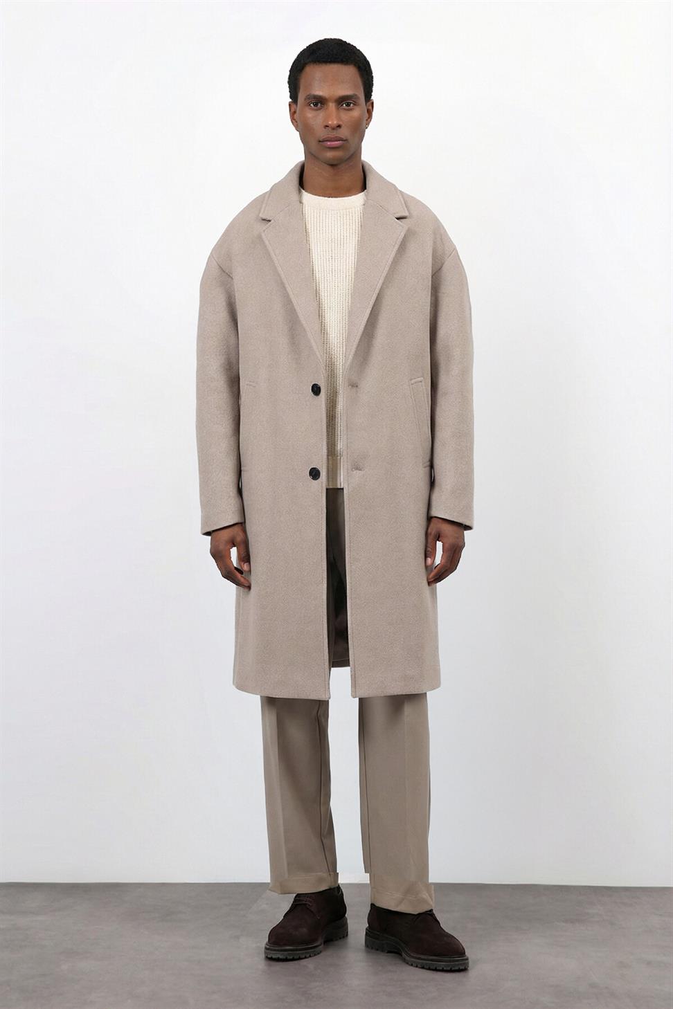 Antioch Taş Relax Fit Erkek Kaban