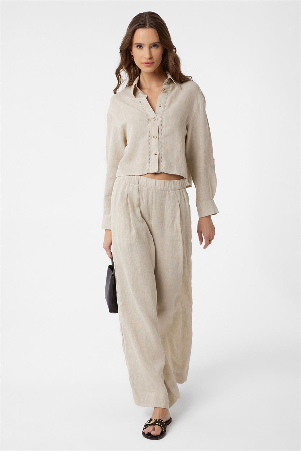 Antioch Taş Şeritli Kadın Gömlek