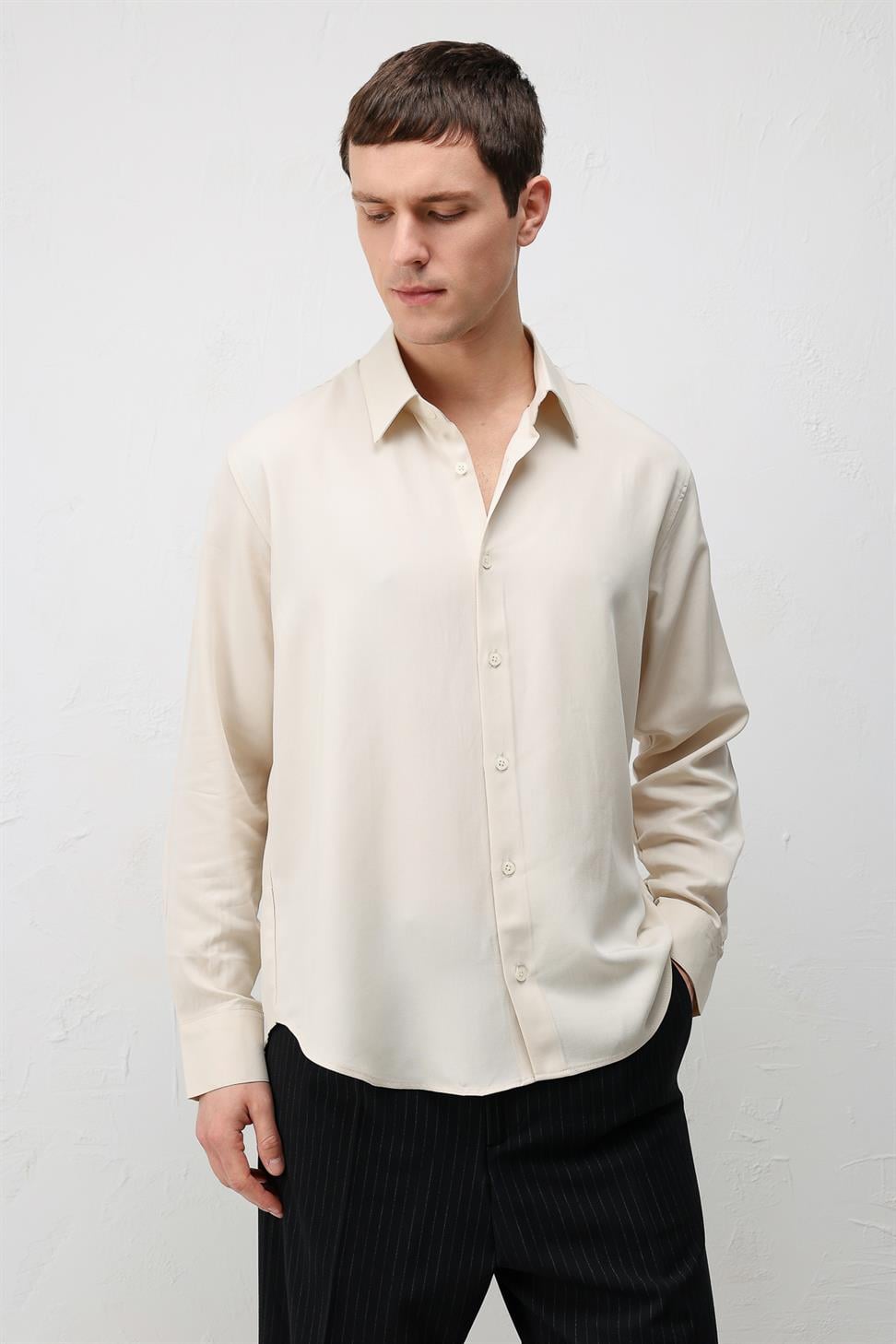 Antioch Taş Teknik Regular Fit Erkek Gömlek