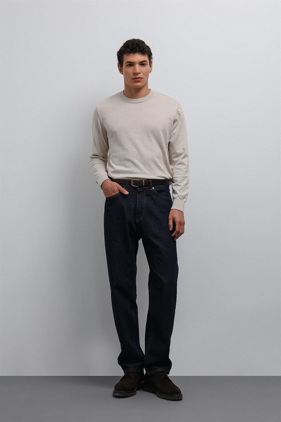 Antioch Taş Yumuşak Dokulu Basic Erkek Kazak