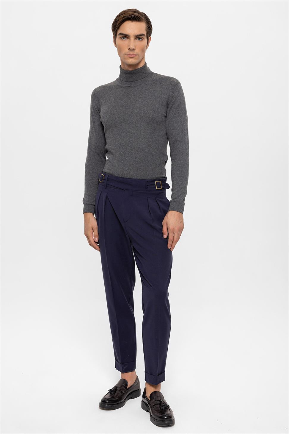 مشبك مفصل سراويل مطوي للرجال