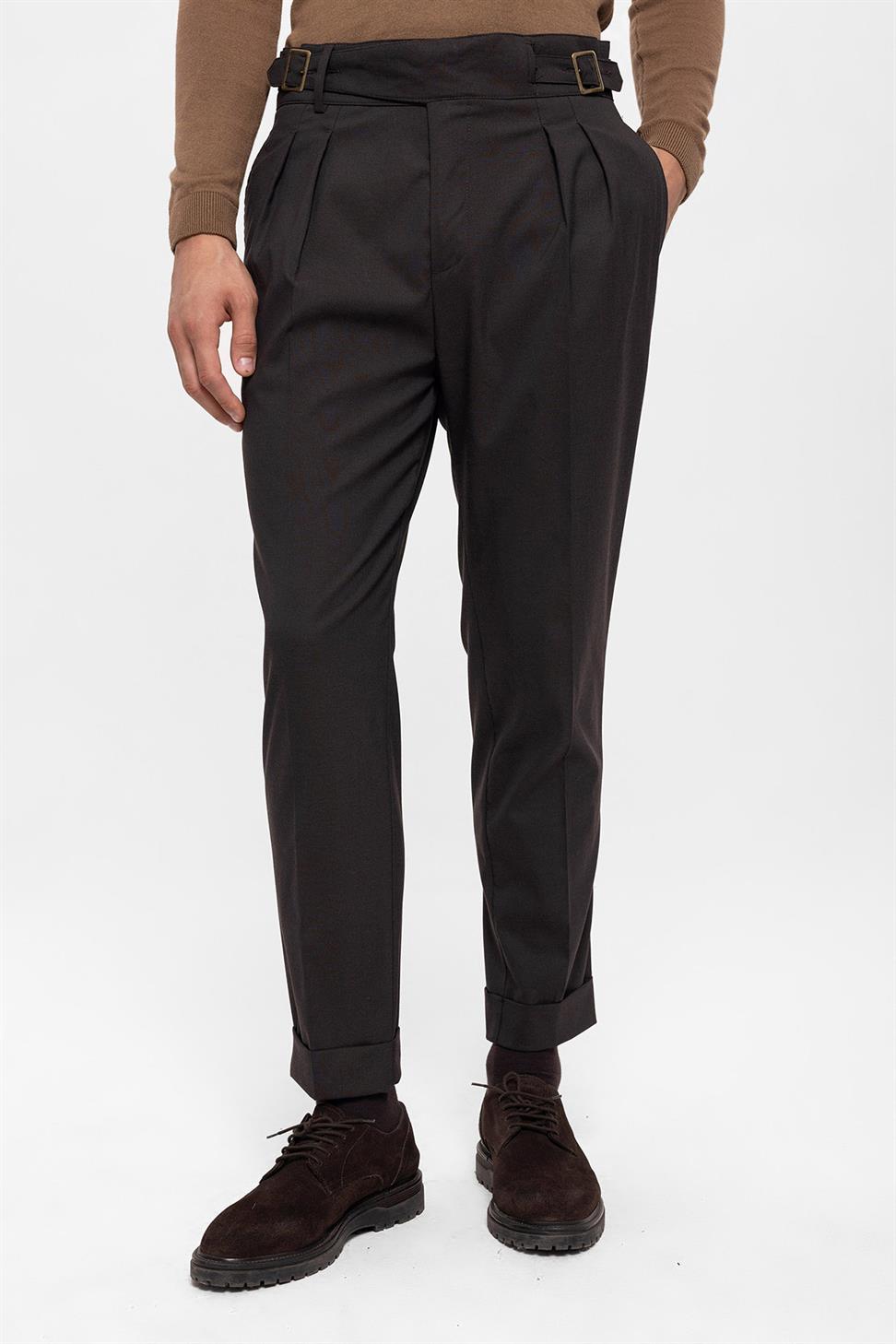 مشبك مفصل سراويل مطوي للرجال