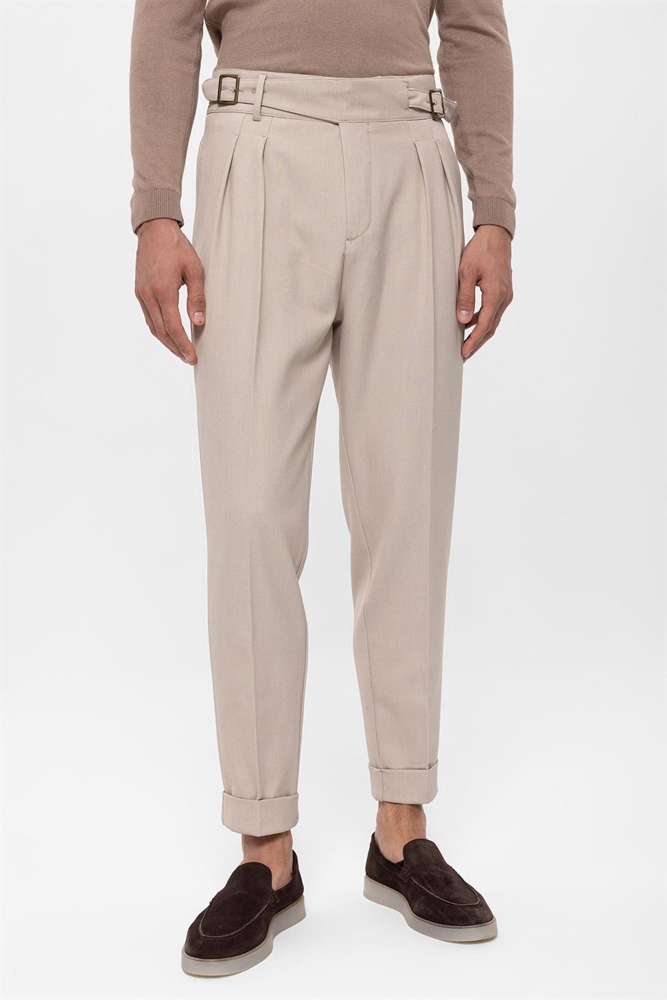 مشبك مفصل سراويل مطوي للرجال