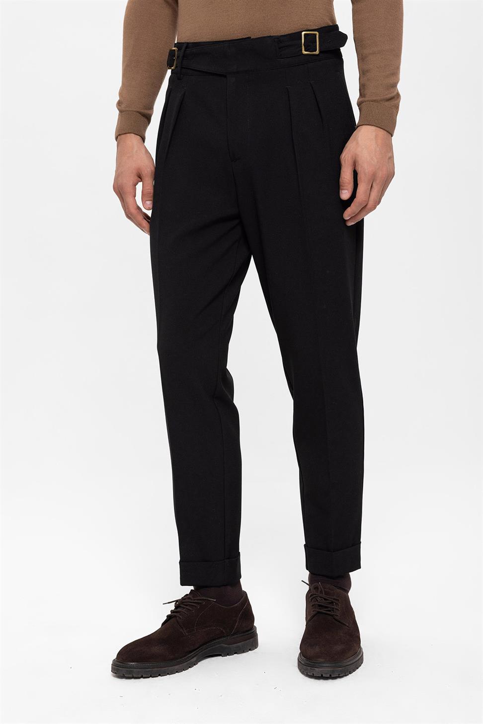 مشبك مفصل سراويل مطوي للرجال