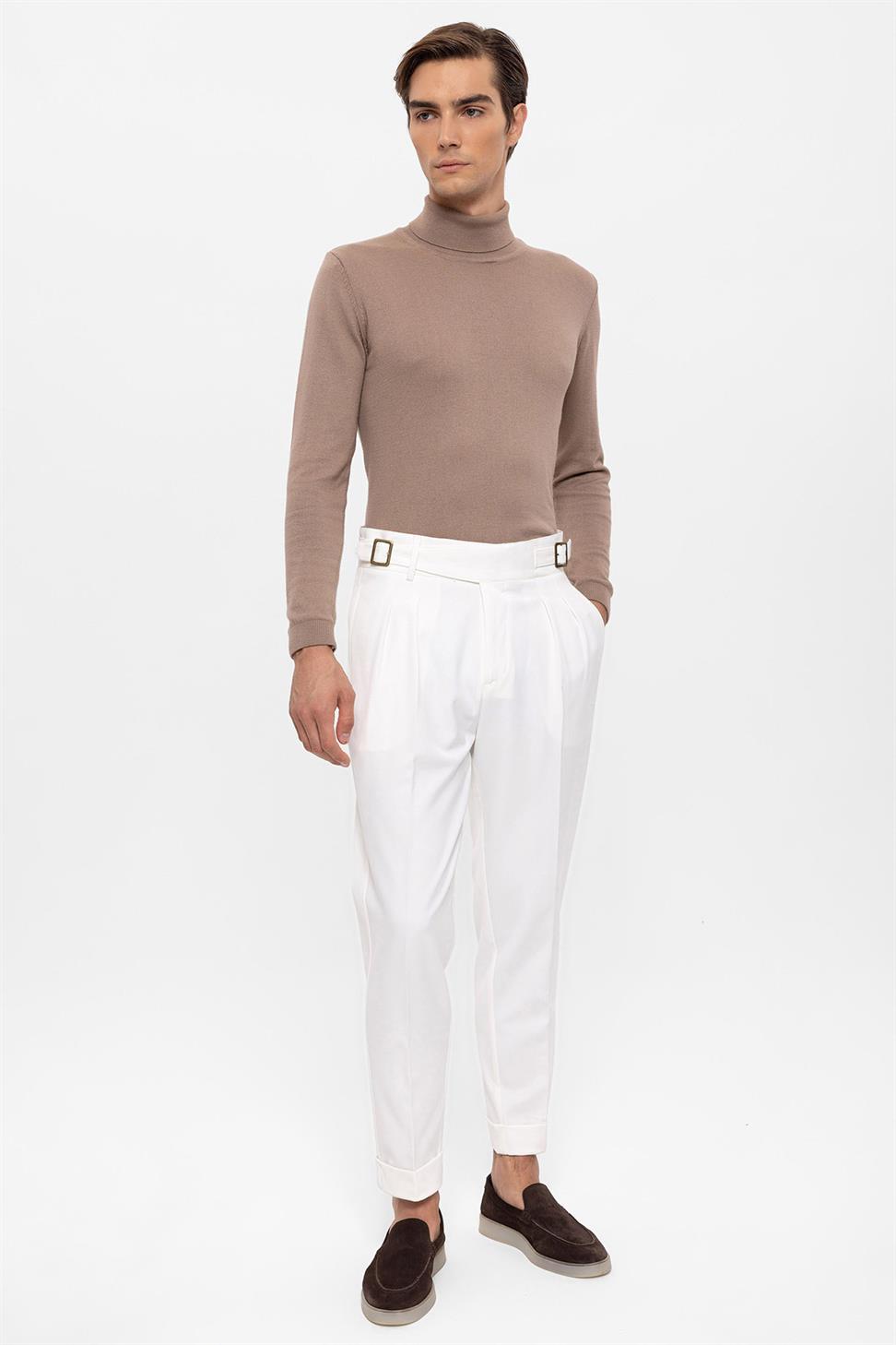 مشبك مفصل سراويل مطوي للرجال