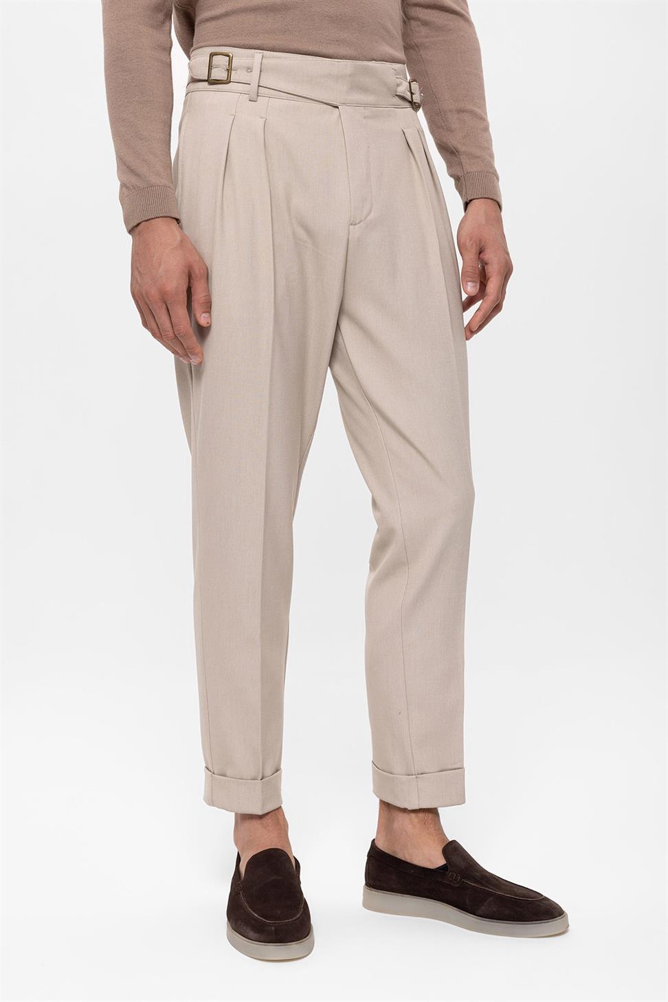 مشبك مفصل سراويل مطوي للرجال