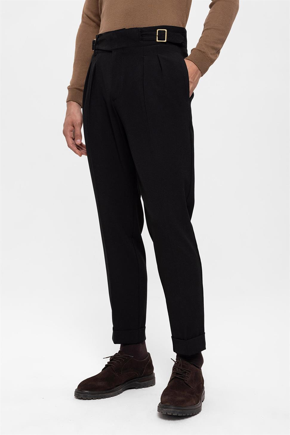 مشبك مفصل سراويل مطوي للرجال