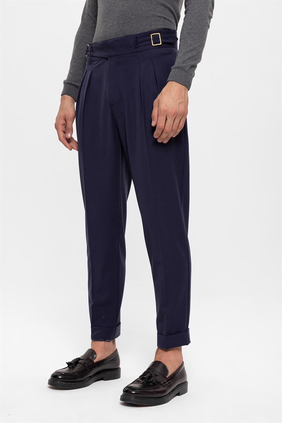 مشبك مفصل سراويل مطوي للرجال