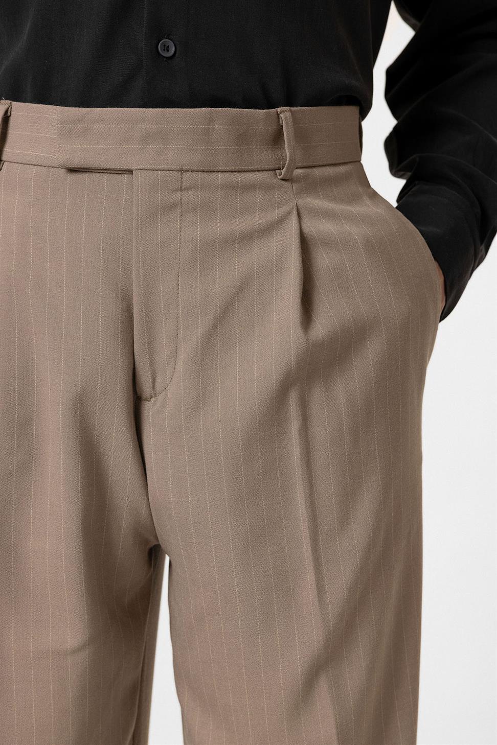 Antioch Vizon Çizgili Relaxed Fit Erkek Pantolon