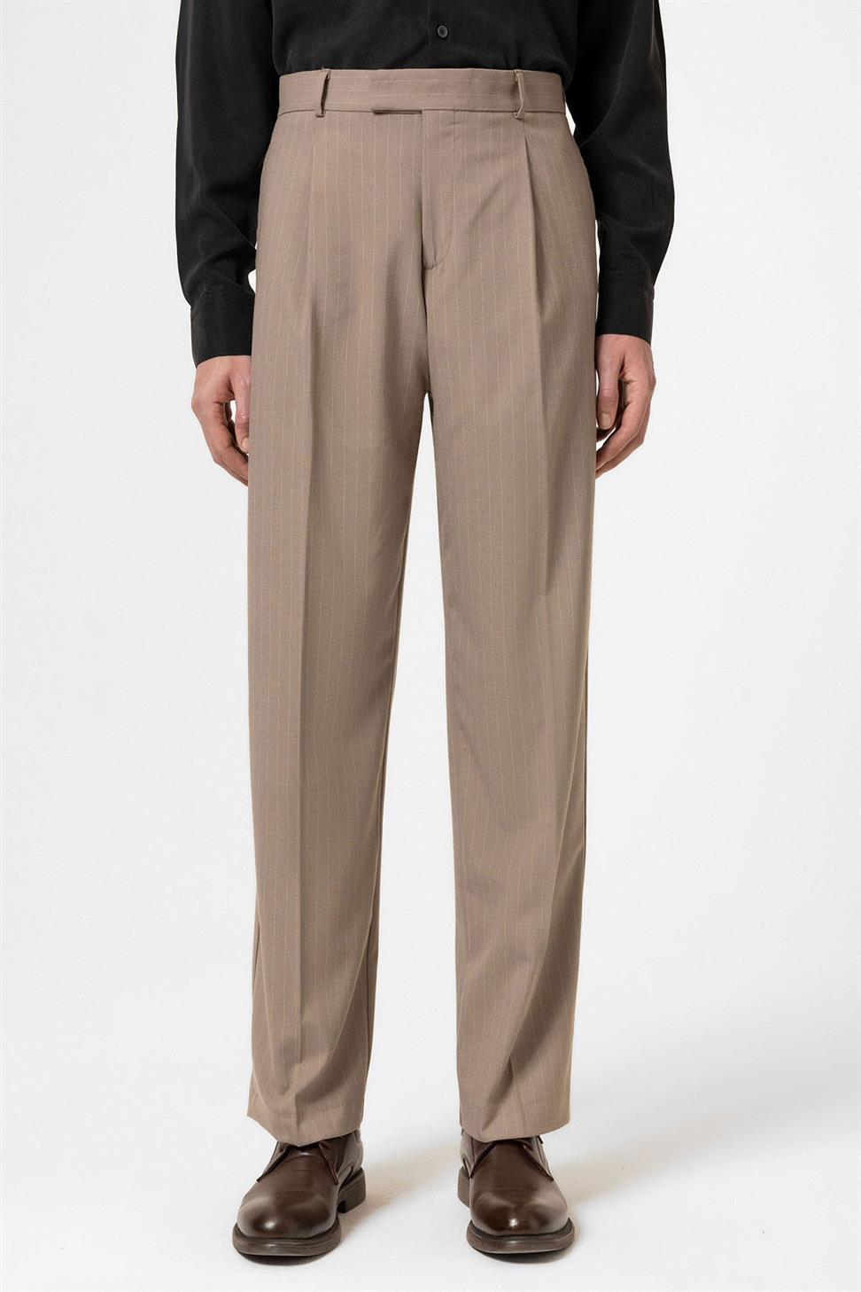 Antioch Vizon Çizgili Relaxed Fit Erkek Pantolon