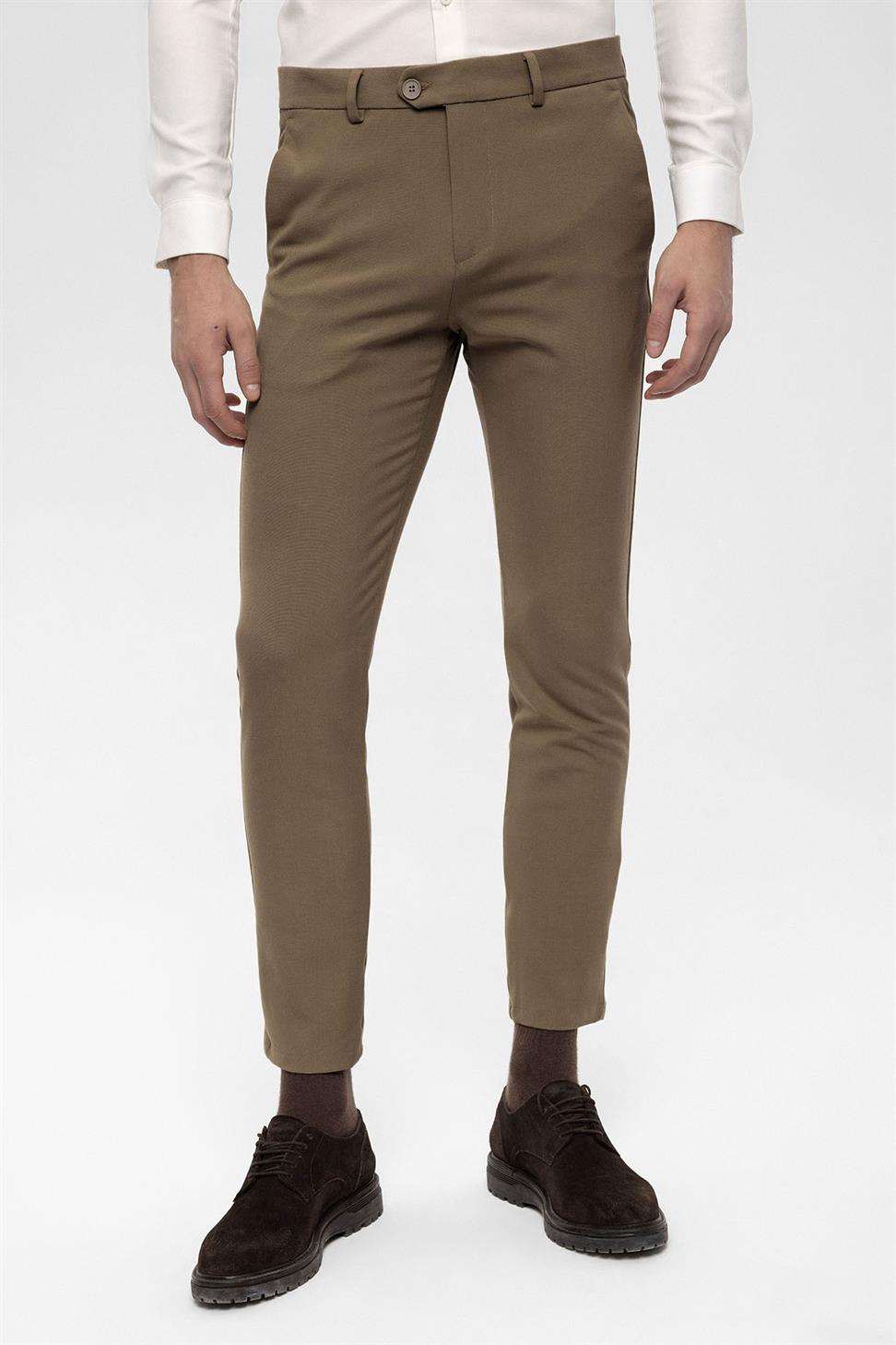 Antioch Vizon Erkek Aksesuar Detaylı Slim Fit Pantolon