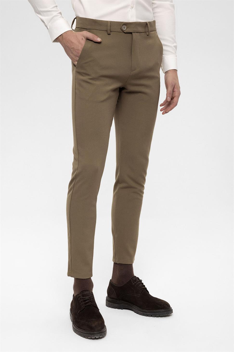 Antioch Vizon Erkek Aksesuar Detaylı Slim Fit Pantolon