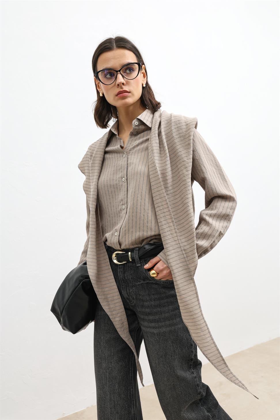 Womens Shirt with Pocket Details