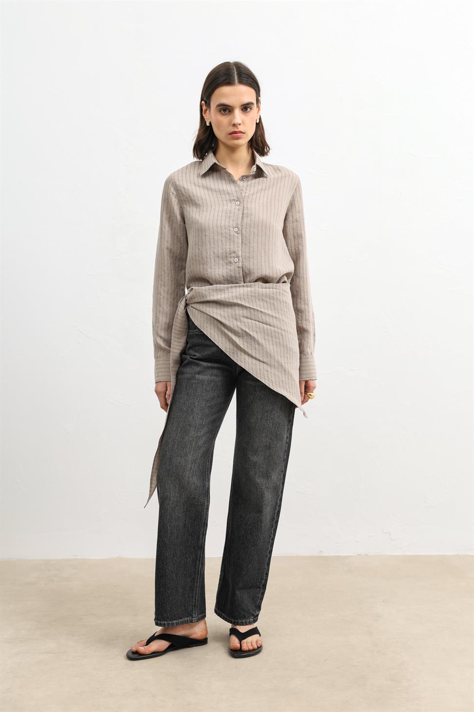 Womens Shirt with Pocket Details