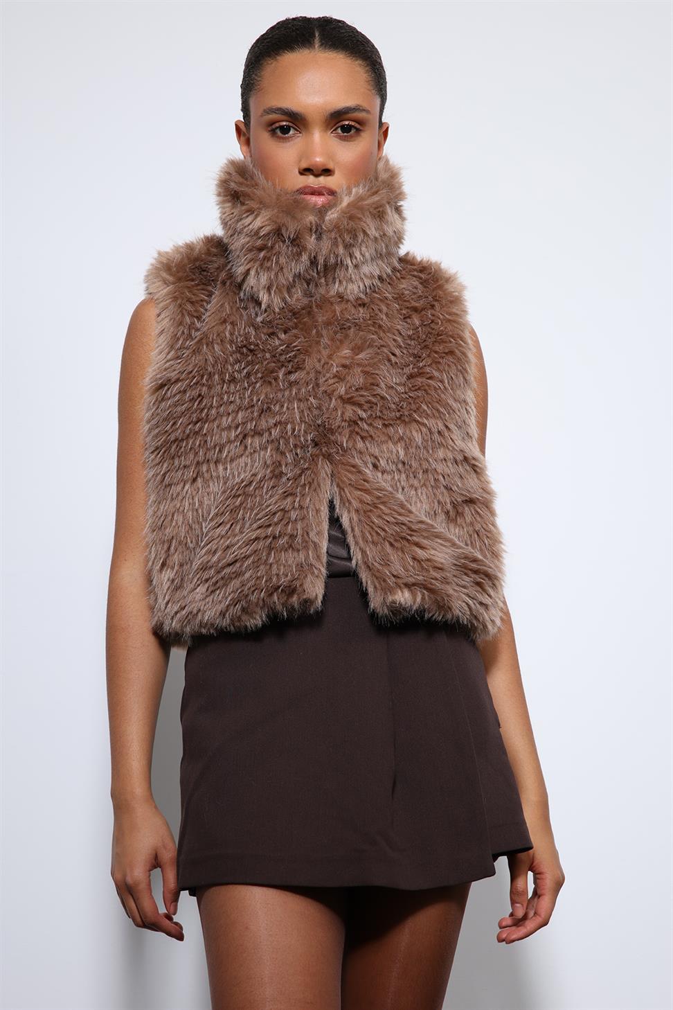 Faux Fur Vest