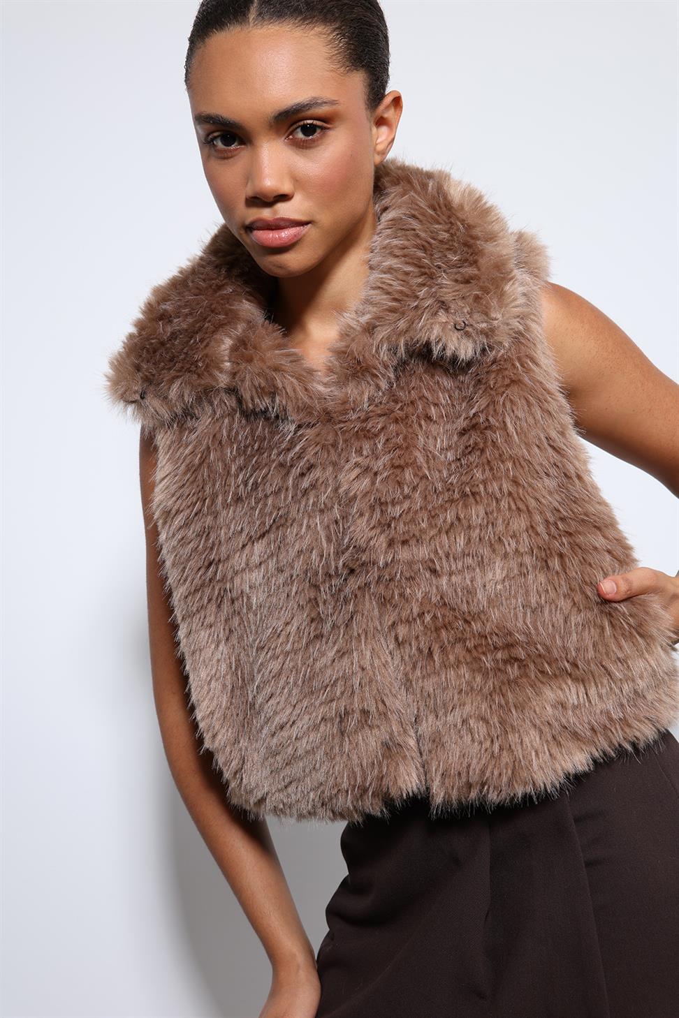 Faux Fur Vest