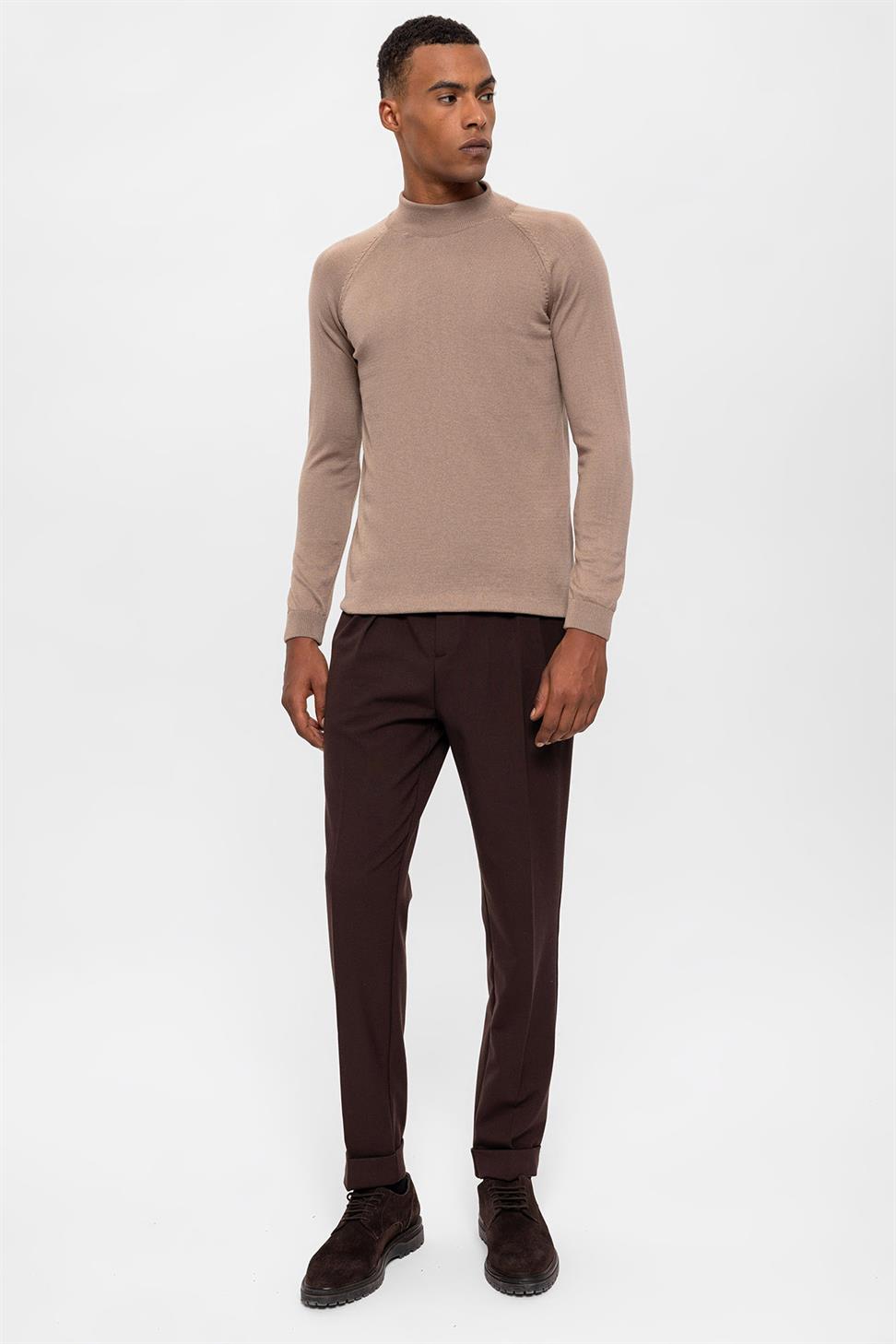 Antioch Vizon Yarım Boğazlı Erkek Triko