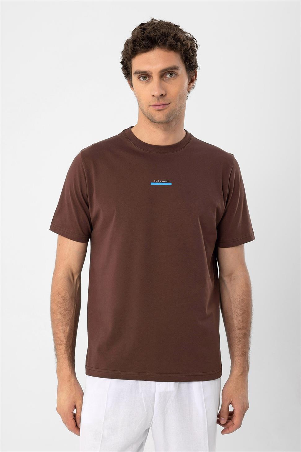 نص مفصل الرجال تي شيرت