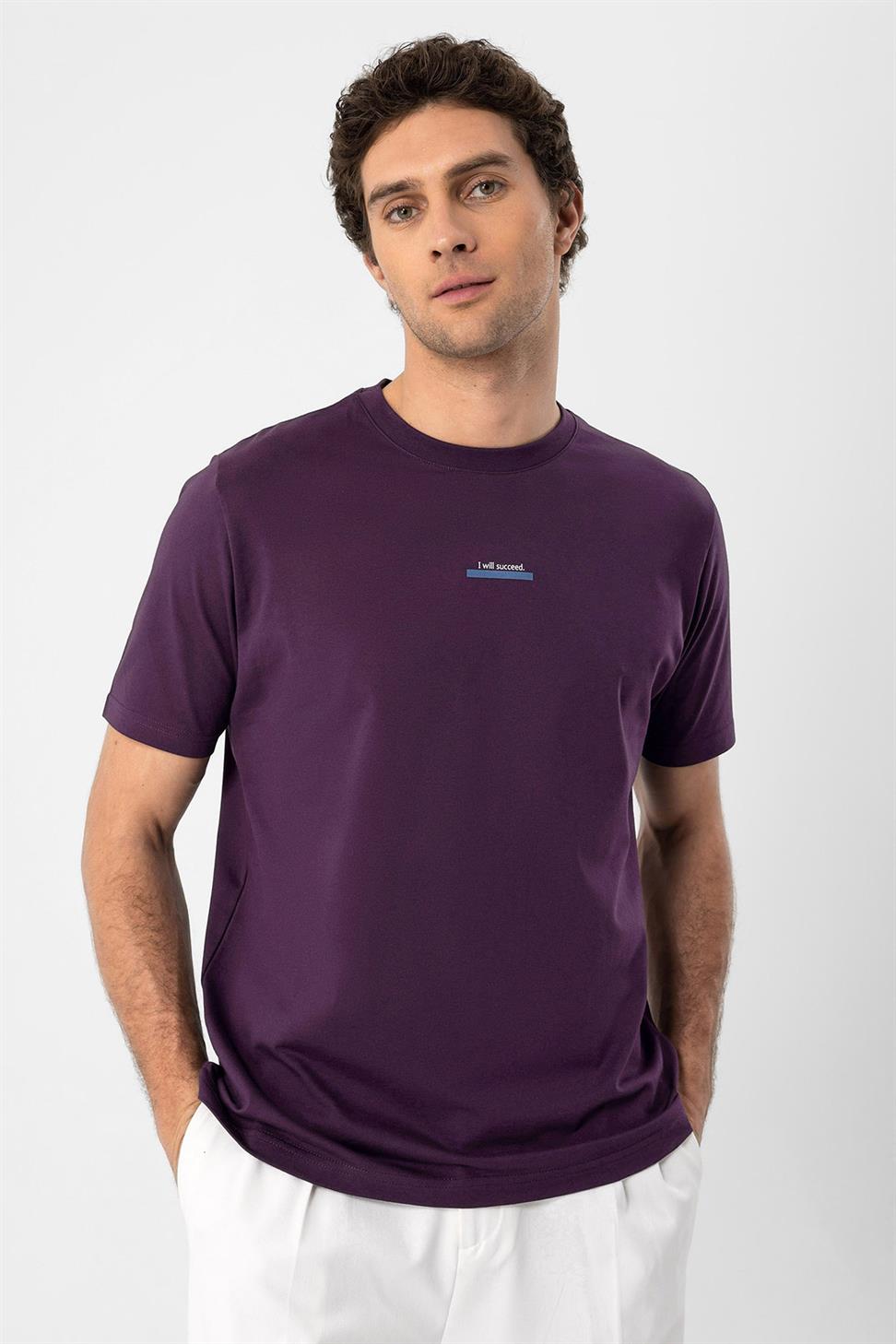 نص مفصل الرجال تي شيرت