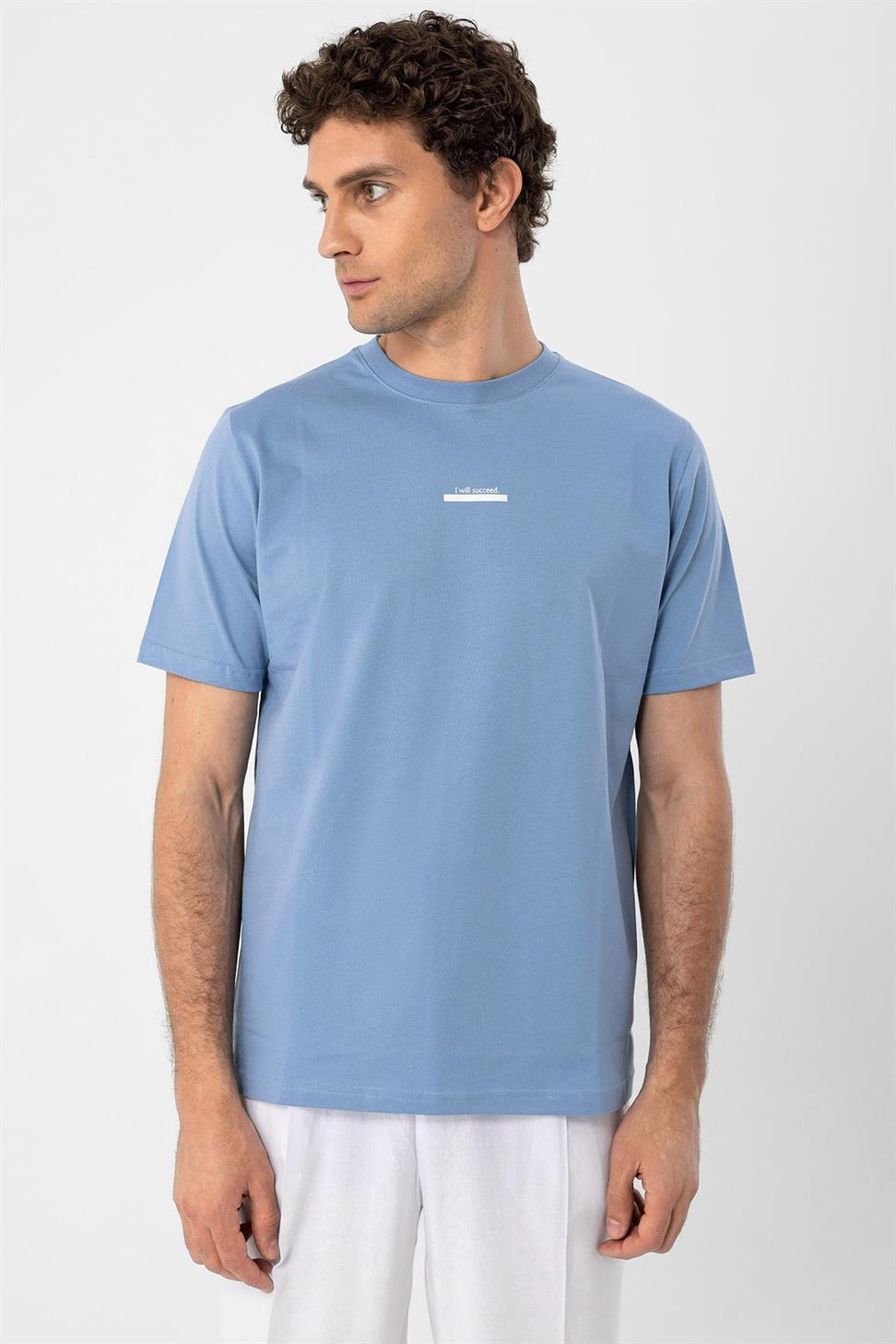 نص مفصل الرجال تي شيرت