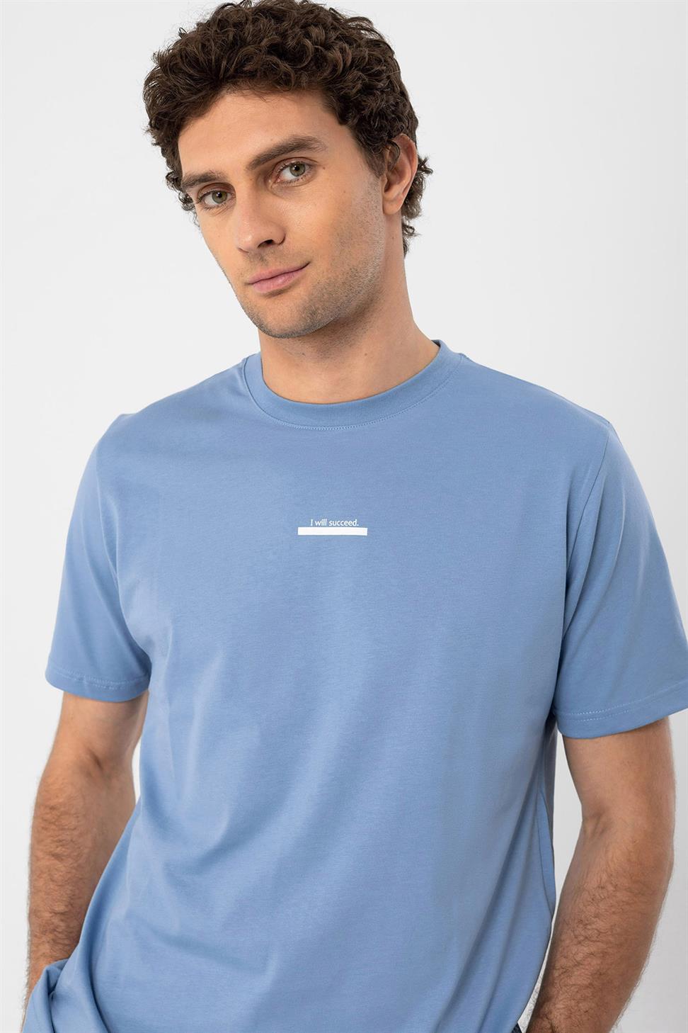 نص مفصل الرجال تي شيرت