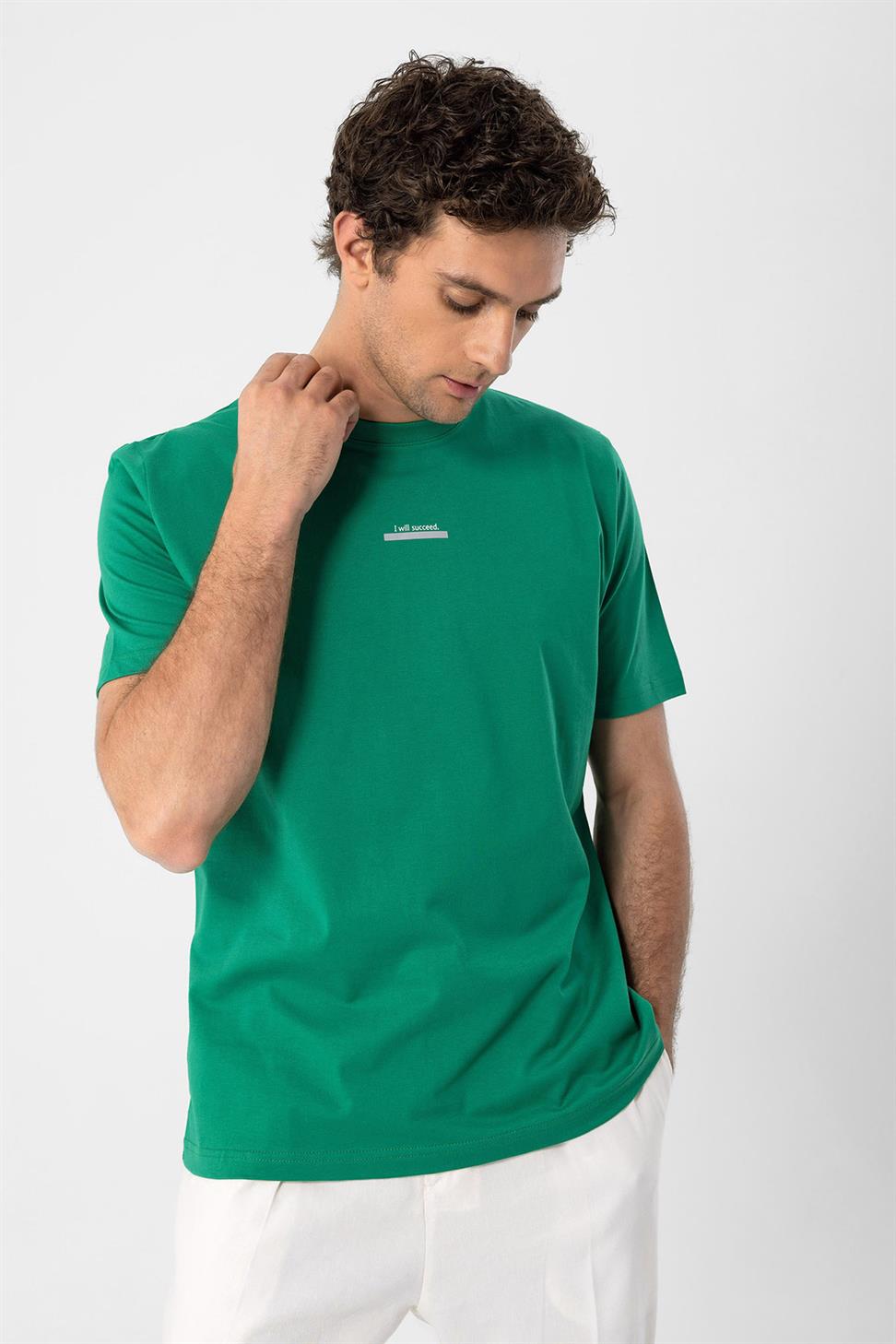 نص مفصل الرجال تي شيرت