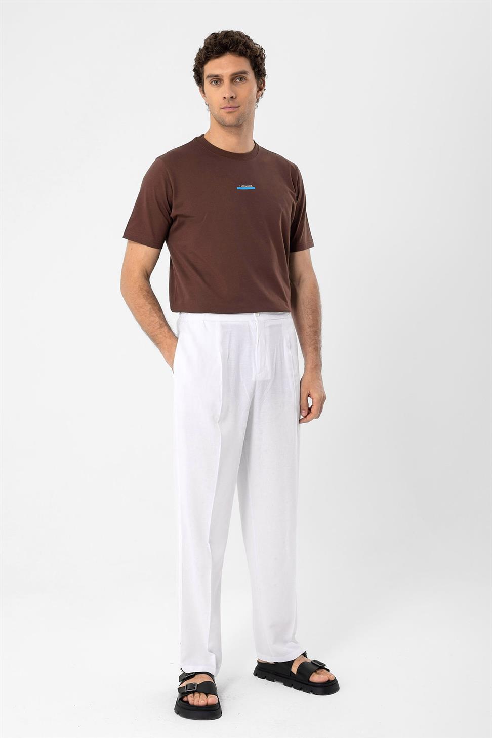 نص مفصل الرجال تي شيرت