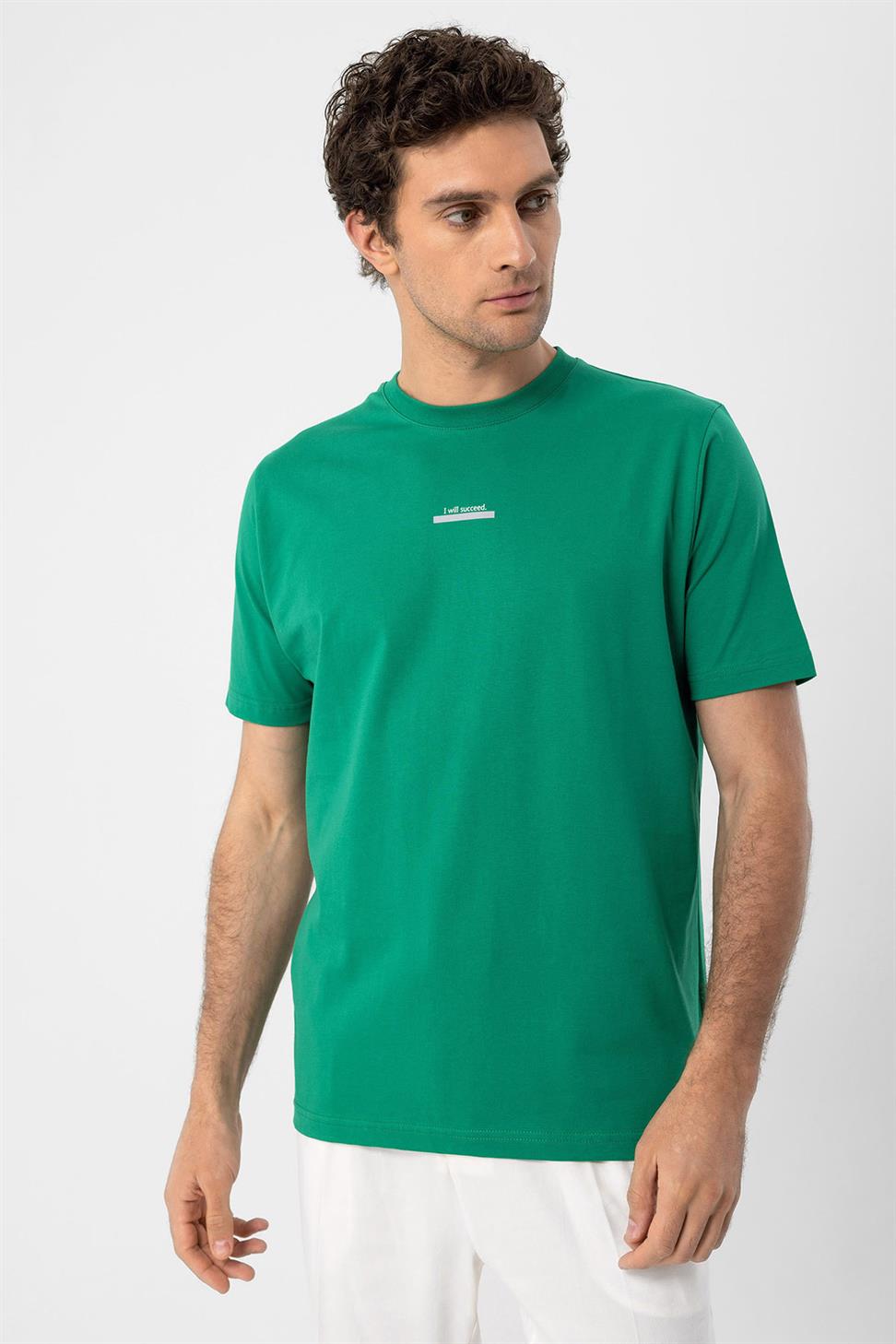 نص مفصل الرجال تي شيرت