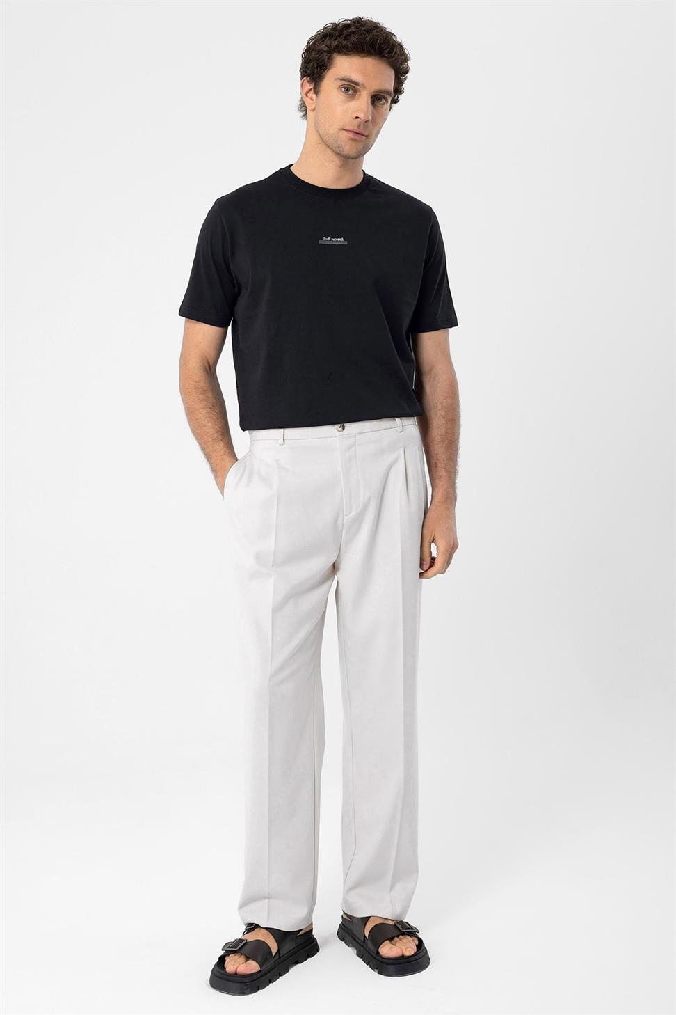 نص مفصل الرجال تي شيرت