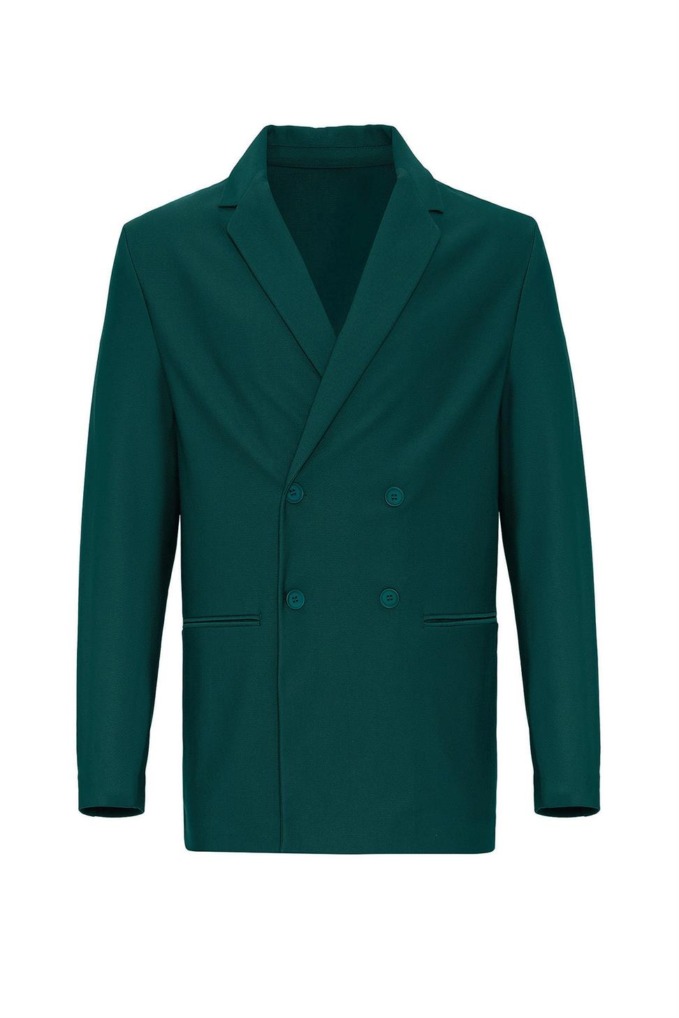 Antioch Yeşil Rahat Kesim Kruvaze Erkek Takım