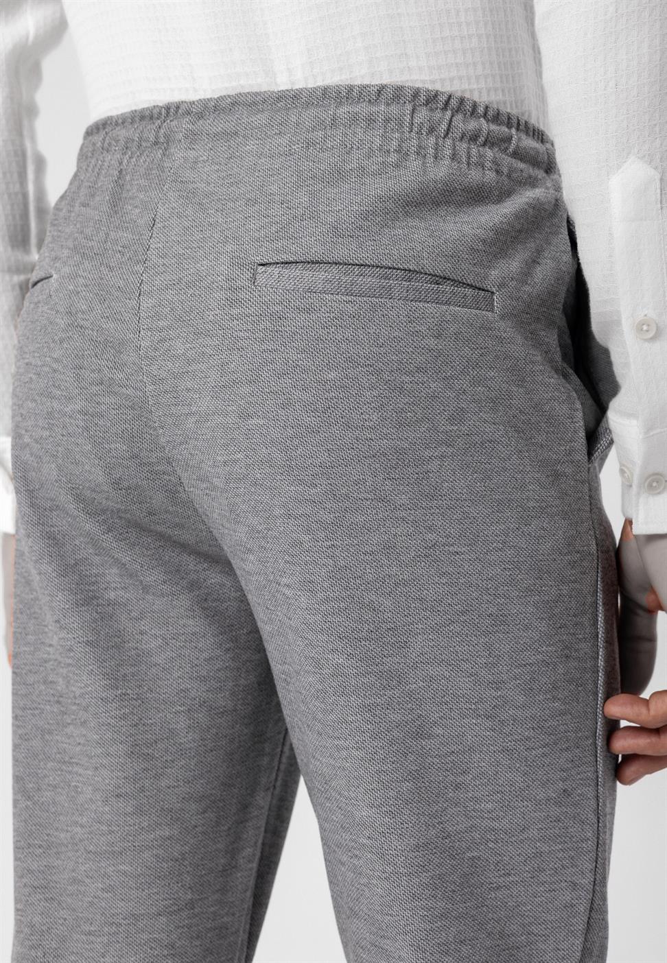 بنطلون رجالي برباط عالي الخصر