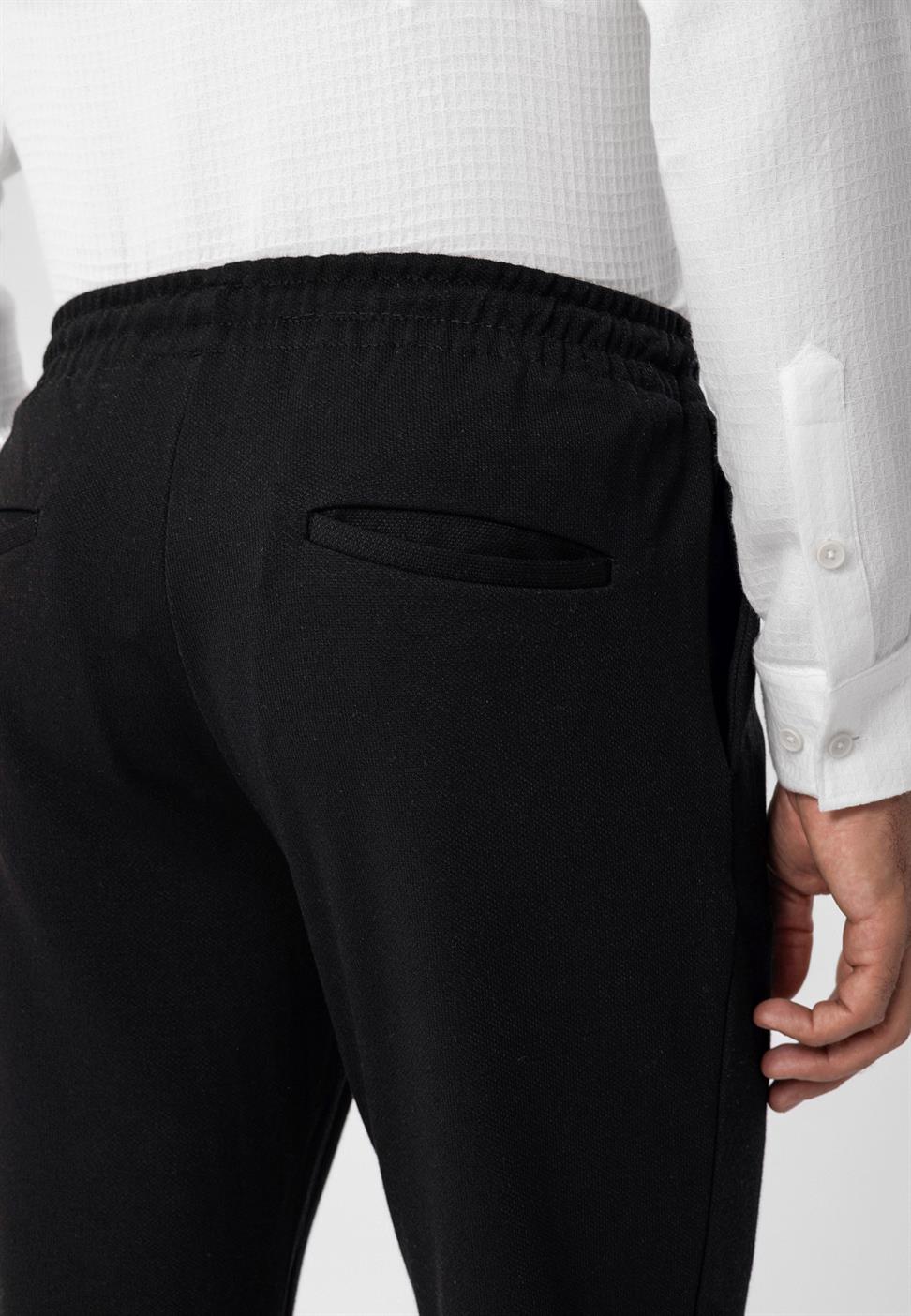 بنطلون رجالي برباط عالي الخصر